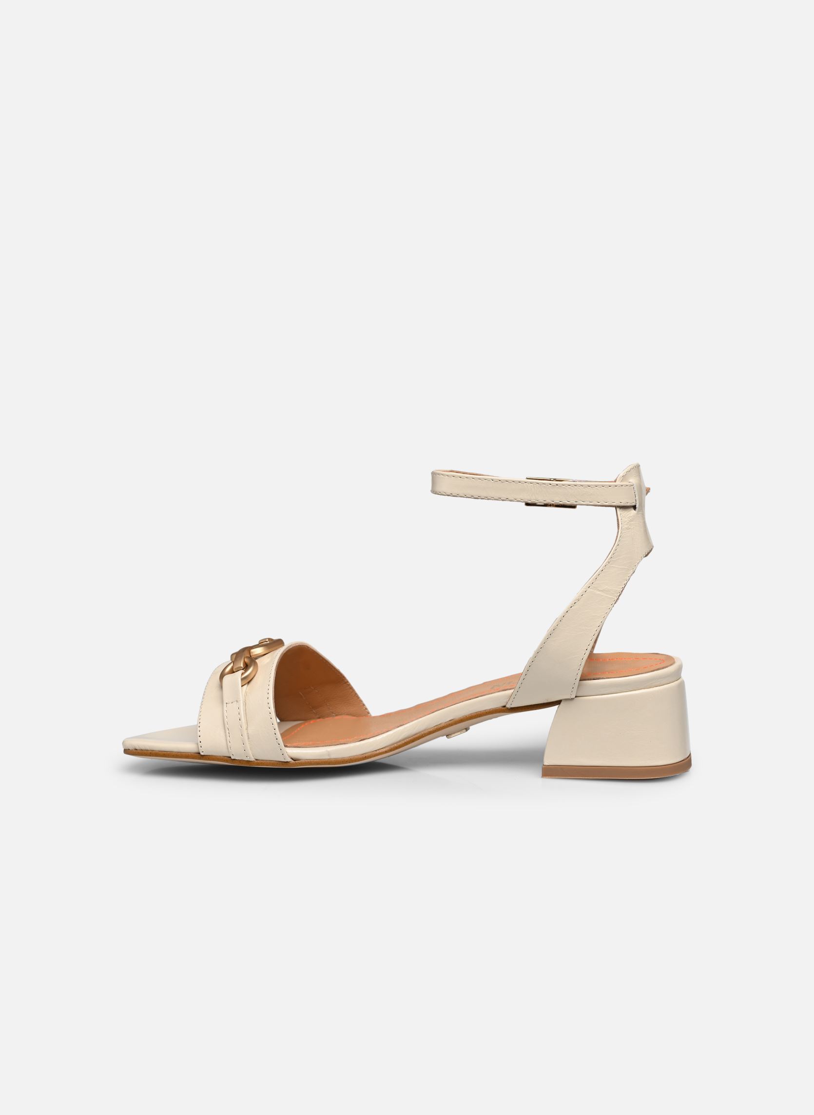 Sandalen VITAMINE damen weiß JB Martin Sandalen VITAMINE damen weiß Veau Vintage Off White