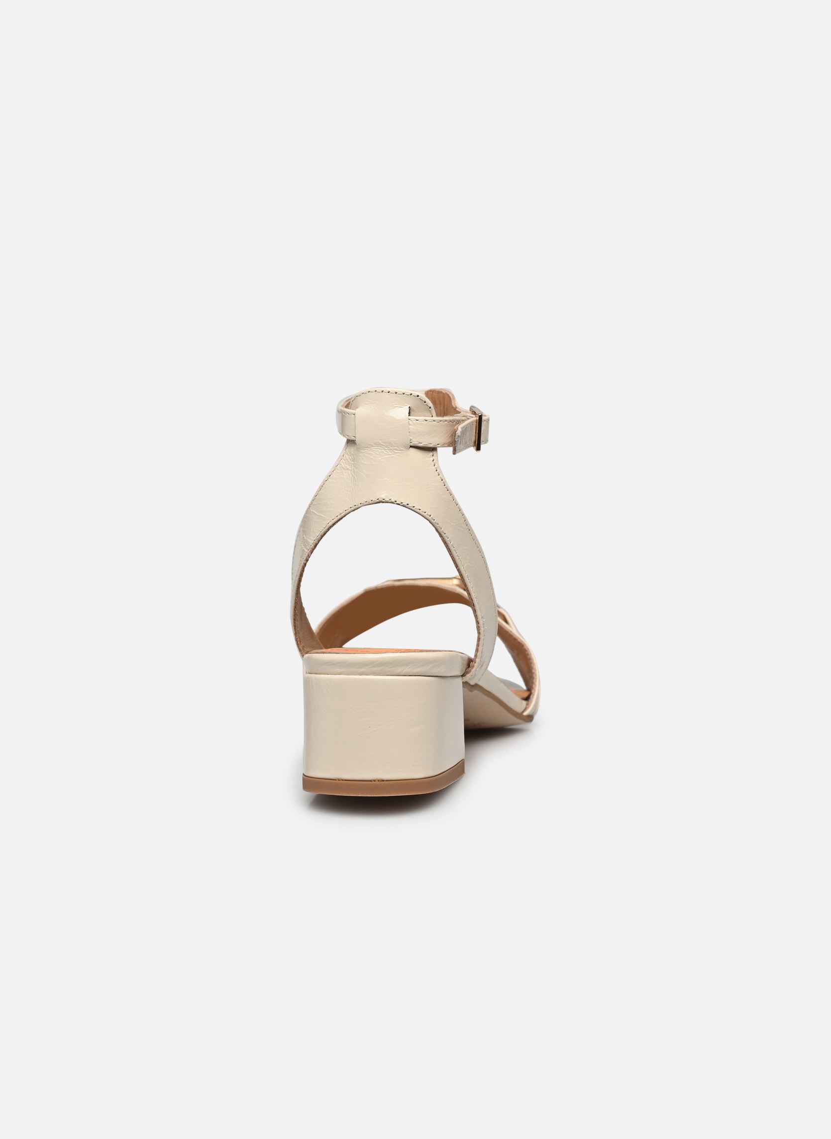Sandalen VITAMINE damen weiß JB Martin Sandalen VITAMINE damen weiß Veau Vintage Off White