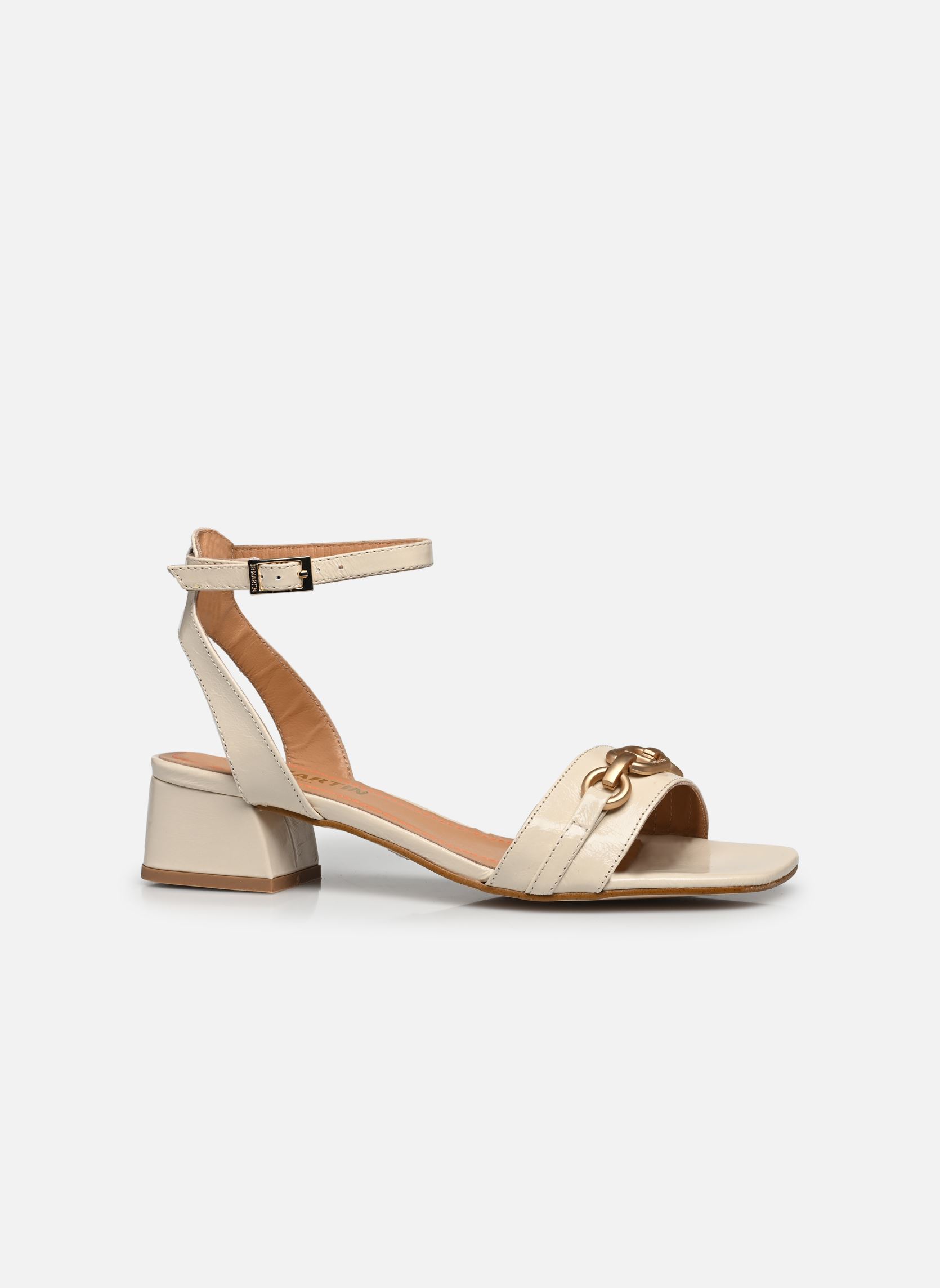 Sandalen VITAMINE damen weiß JB Martin Sandalen VITAMINE damen weiß Veau Vintage Off White