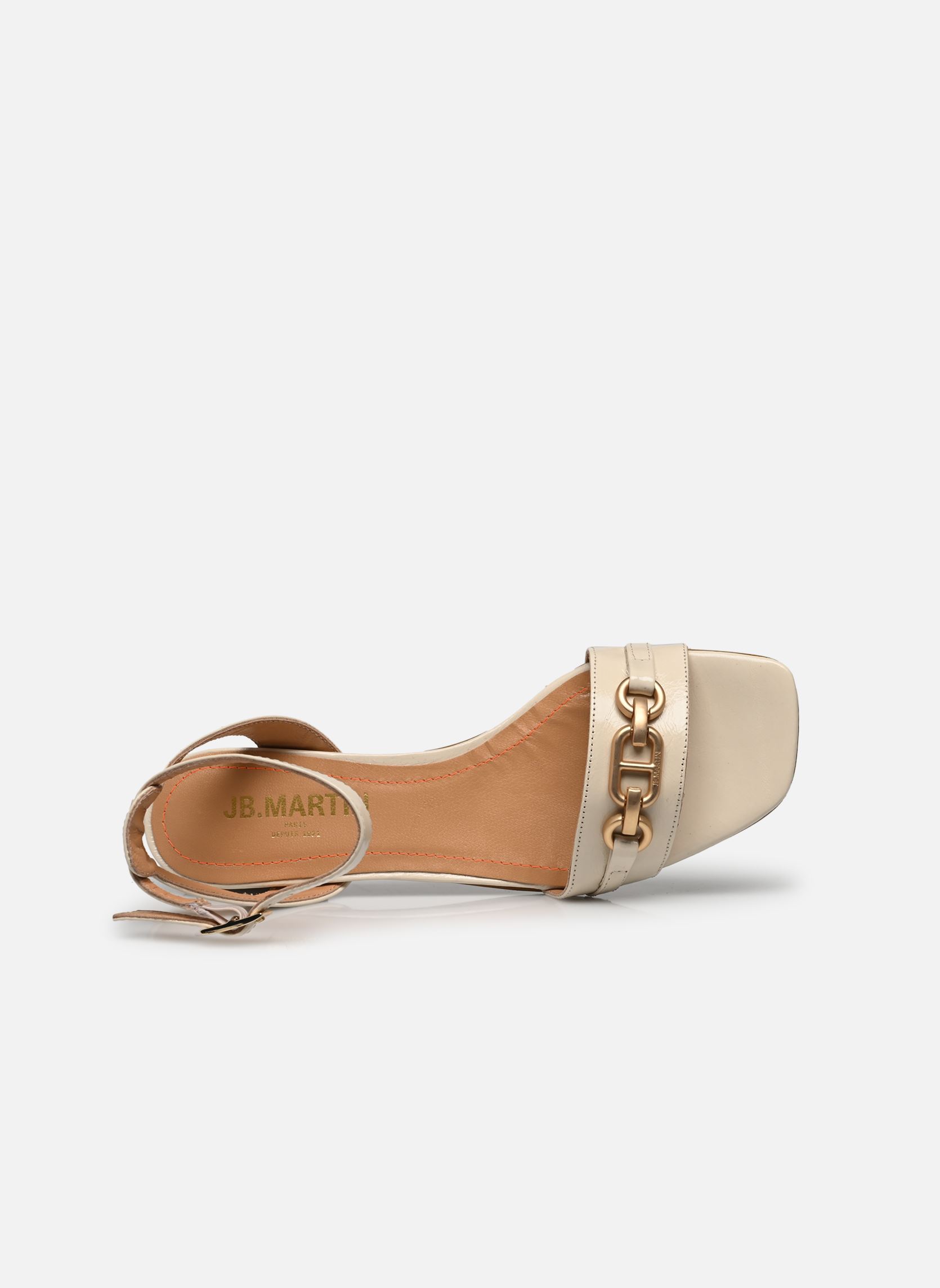Sandalen VITAMINE damen weiß JB Martin Sandalen VITAMINE damen weiß Veau Vintage Off White