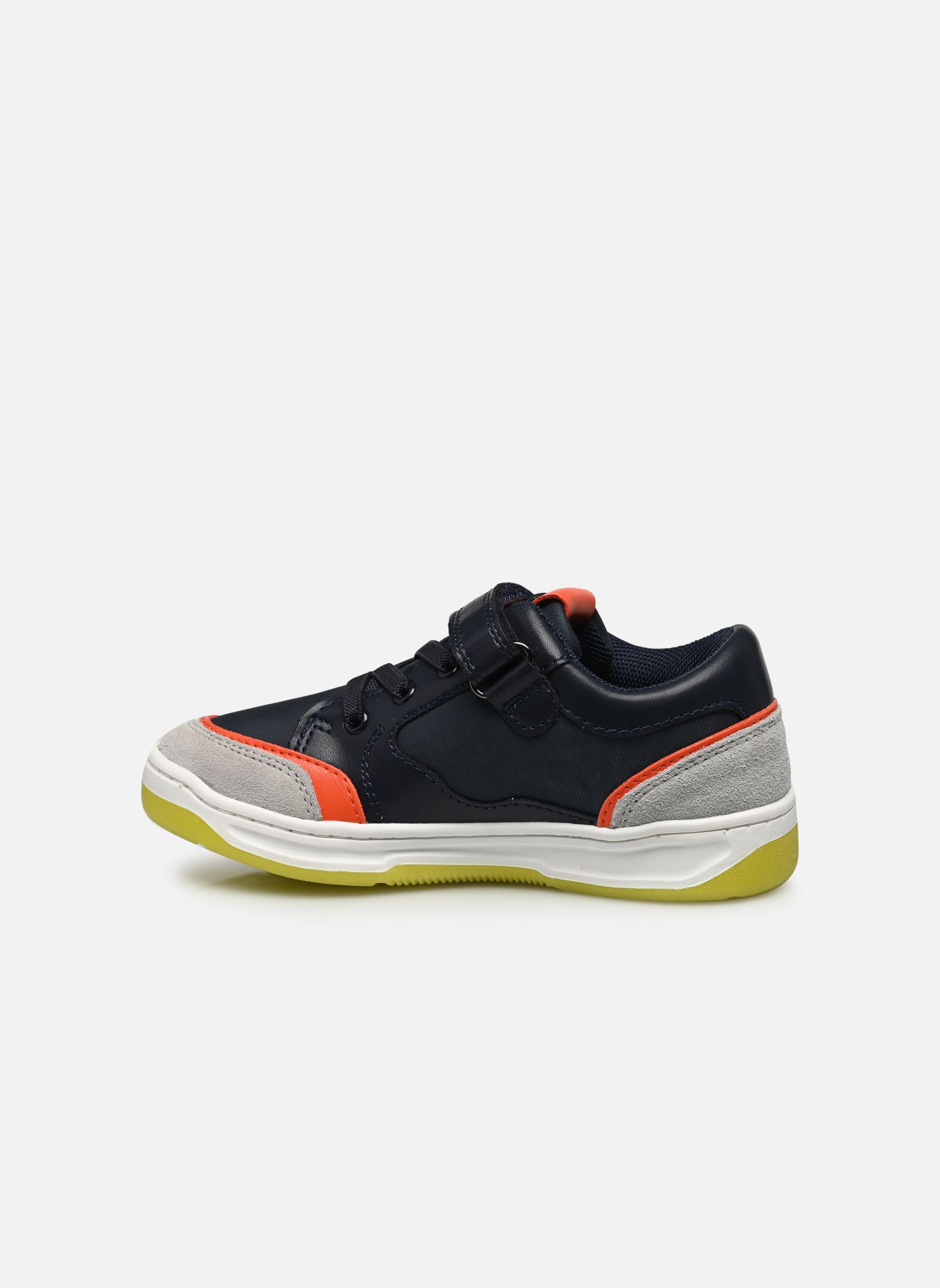 Baskets basses Kouic garçon bleu Kickers Baskets basses Kouic garçon bleu MARINE GRIS ORANGE