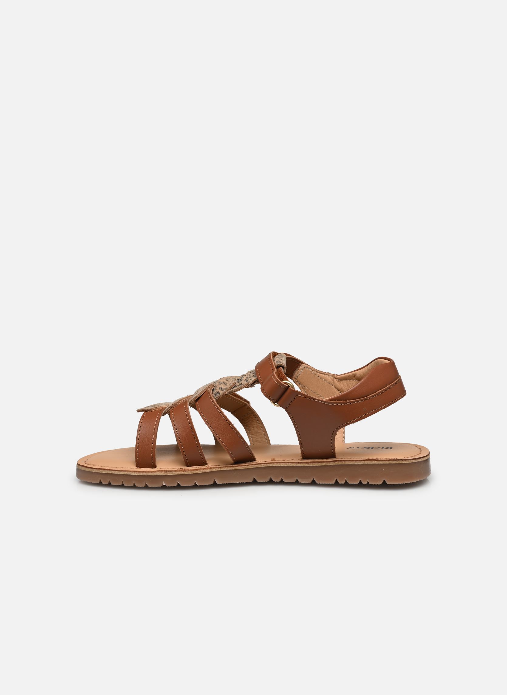 Sandales Brahmia fille marron Kickers Sandales Brahmia fille marron CAMEL LEOPARD