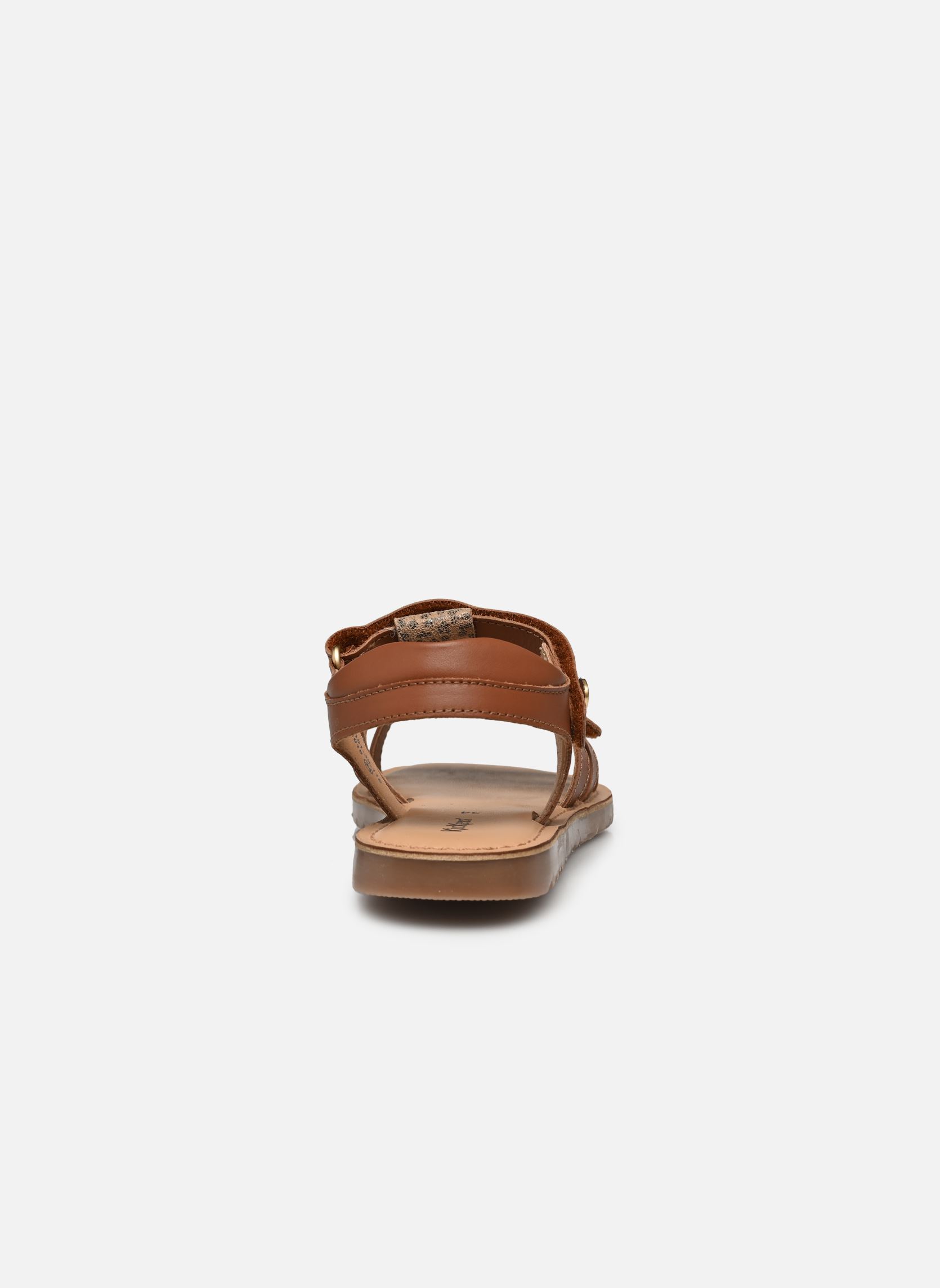 Sandales Brahmia fille marron Kickers Sandales Brahmia fille marron CAMEL LEOPARD
