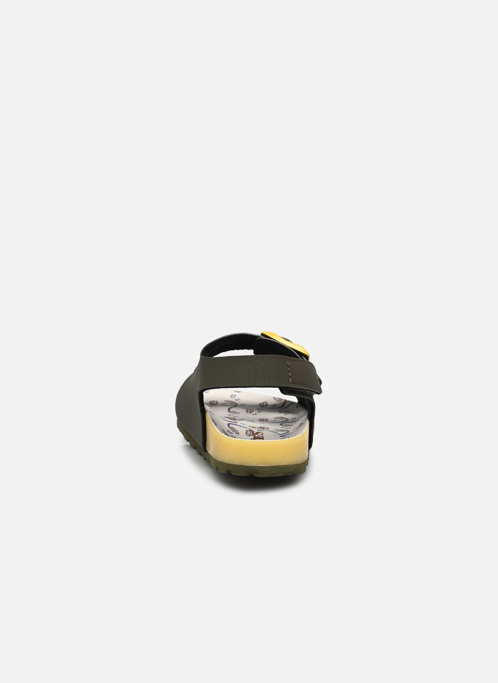 Sandales Sunyva garçon vert Kickers Sandales Sunyva garçon vert KAKI JAUNE