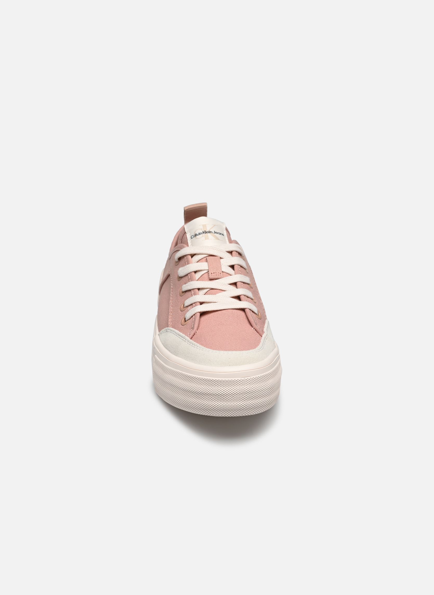 Baskets basses VULC FLATFORM BOLD IRREG LINES femme rose Calvin Klein Baskets basses VULC FLATFORM BOLD IRREG LINES femme rose CAFE CREME/EGGSHELL