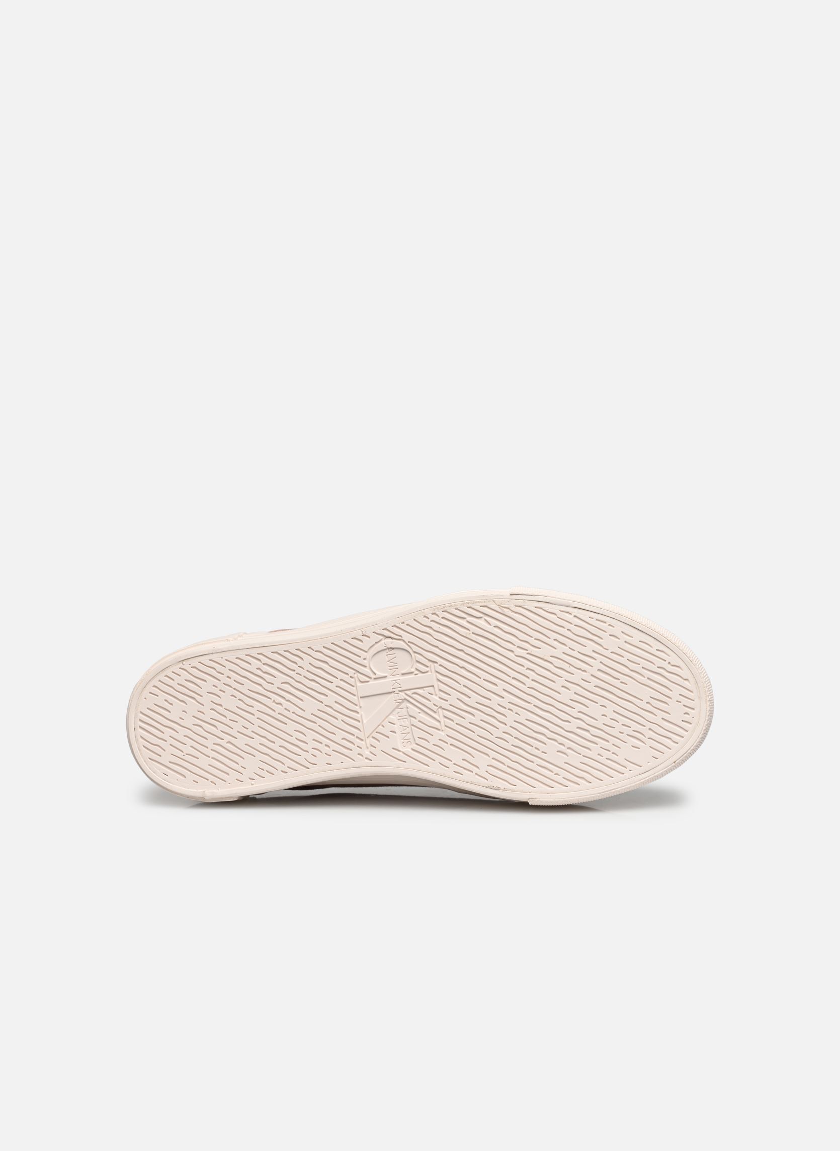 Baskets basses VULC FLATFORM BOLD IRREG LINES femme rose Calvin Klein Baskets basses VULC FLATFORM BOLD IRREG LINES femme rose CAFE CREME/EGGSHELL