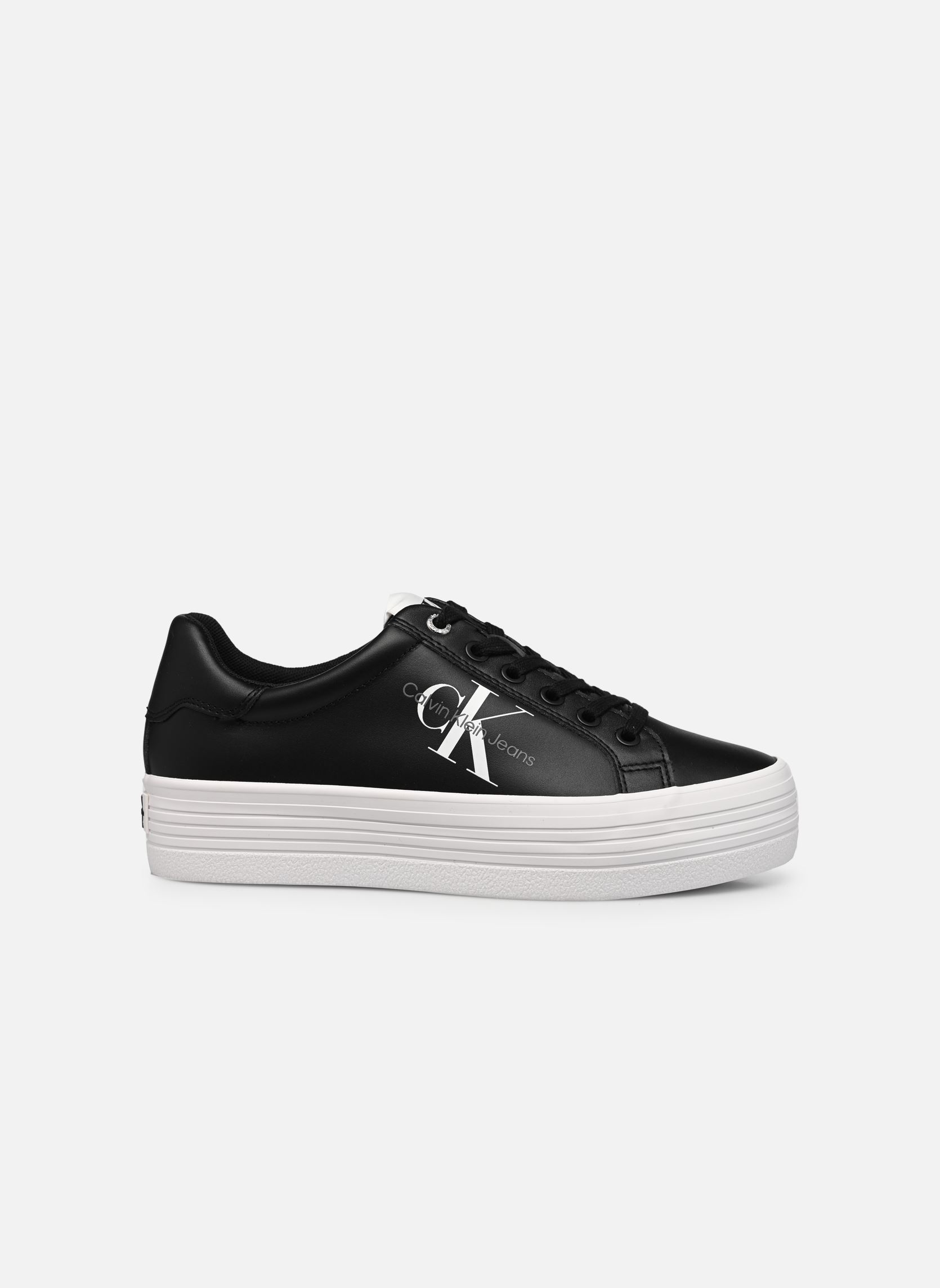Baskets basses VULC FLATFORM LACEUP LOW LTH femme noir Calvin Klein Baskets basses VULC FLATFORM LACEUP LOW LTH femme noir BLACK