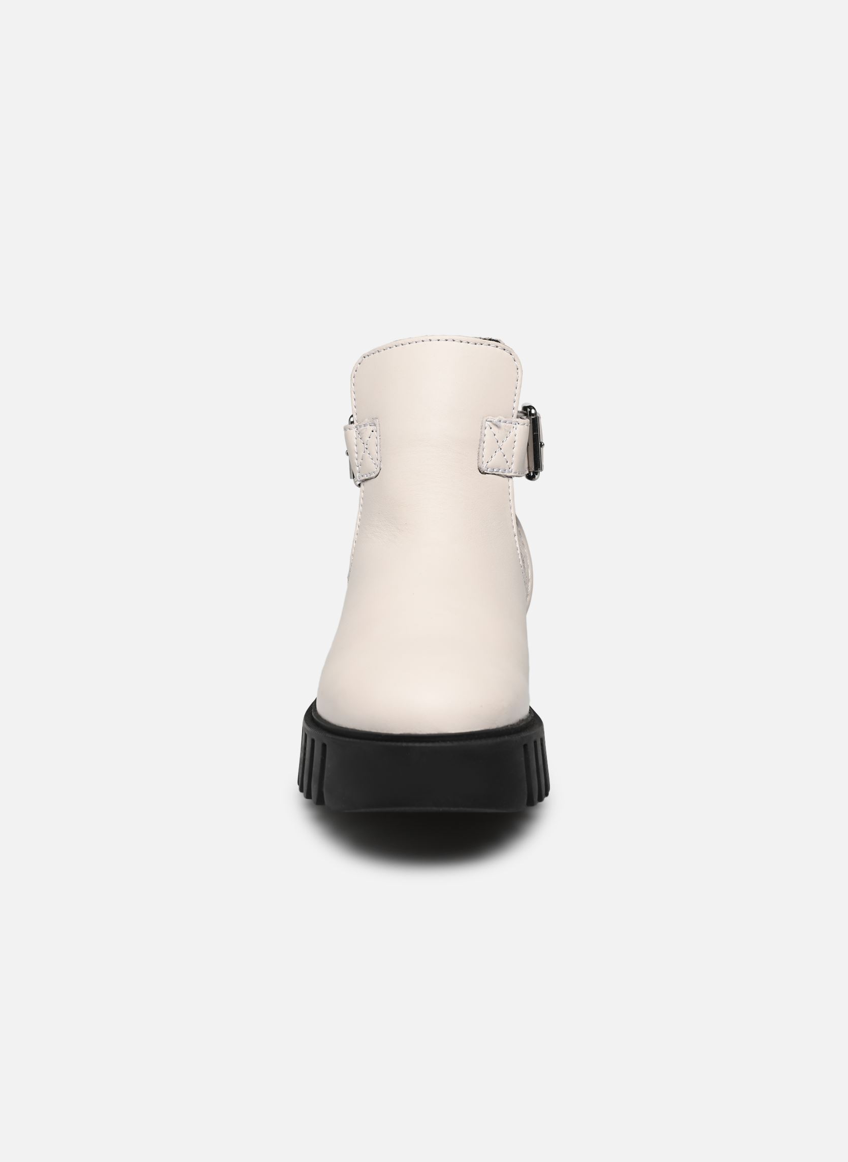 Niedrige Ankle Boots Kick Fantasy damen weiß Kickers Niedrige Ankle Boots Kick Fantasy damen weiß Blanc