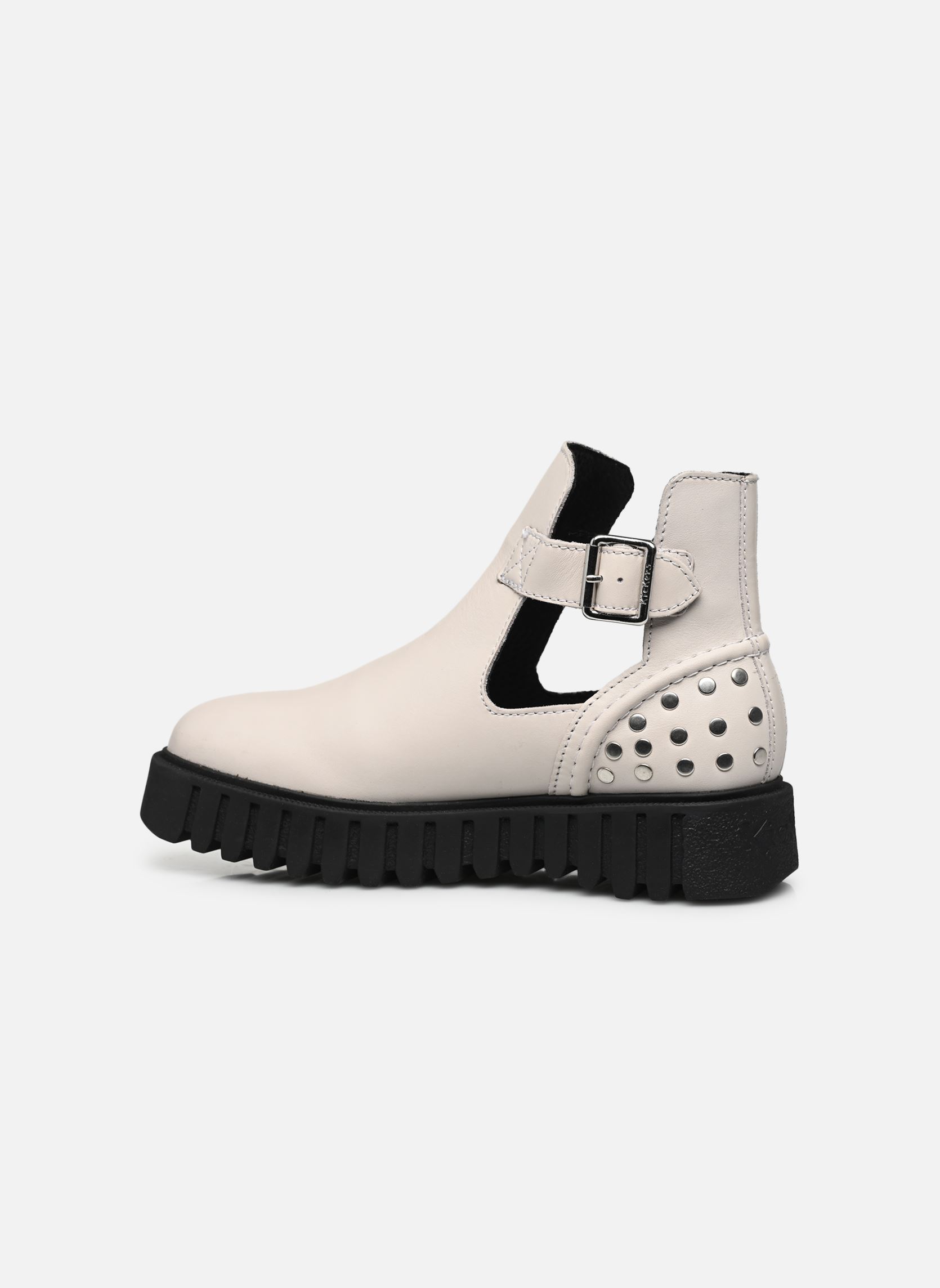 Niedrige Ankle Boots Kick Fantasy damen weiß Kickers Niedrige Ankle Boots Kick Fantasy damen weiß Blanc