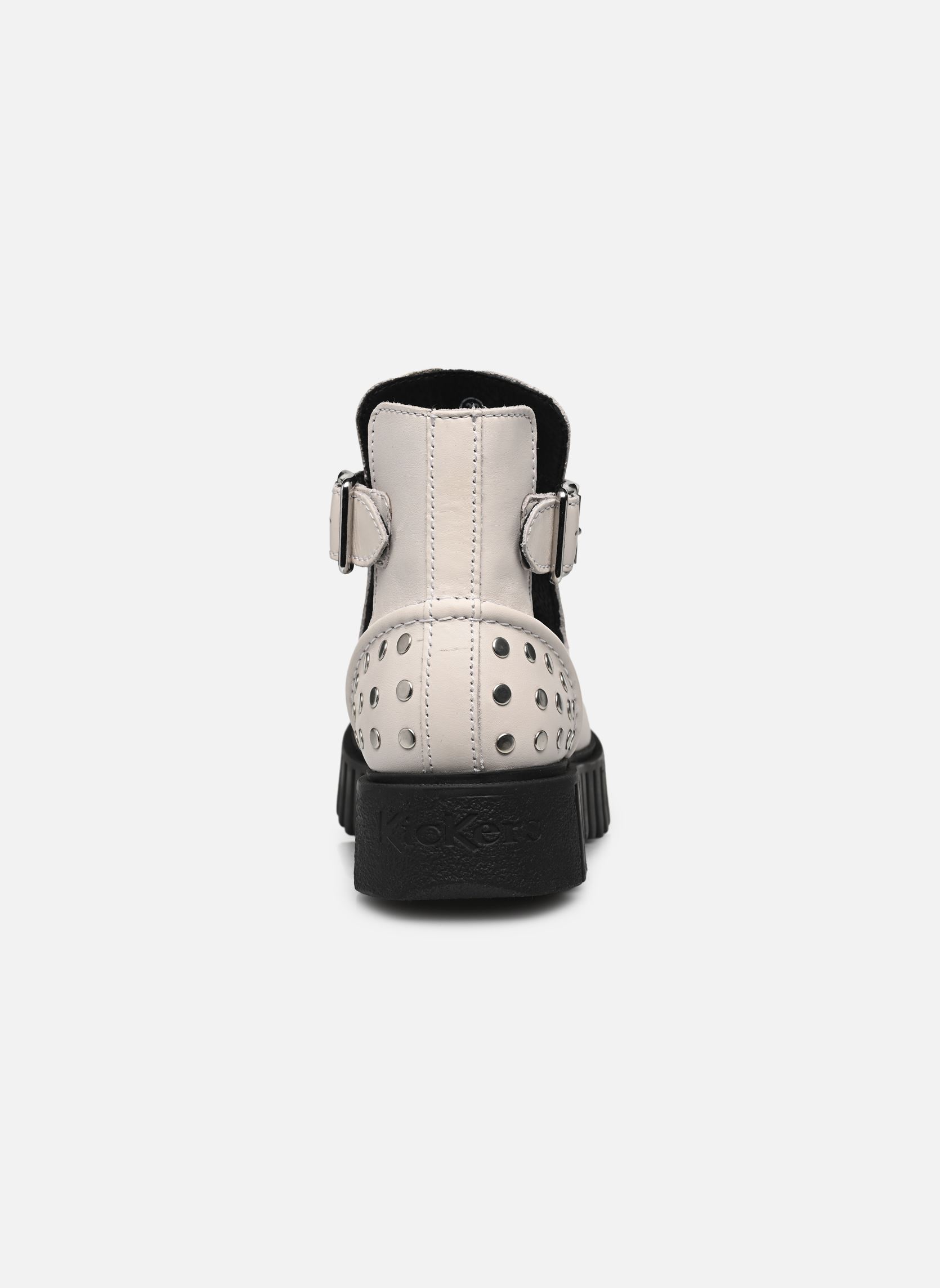 Niedrige Ankle Boots Kick Fantasy damen weiß Kickers Niedrige Ankle Boots Kick Fantasy damen weiß Blanc
