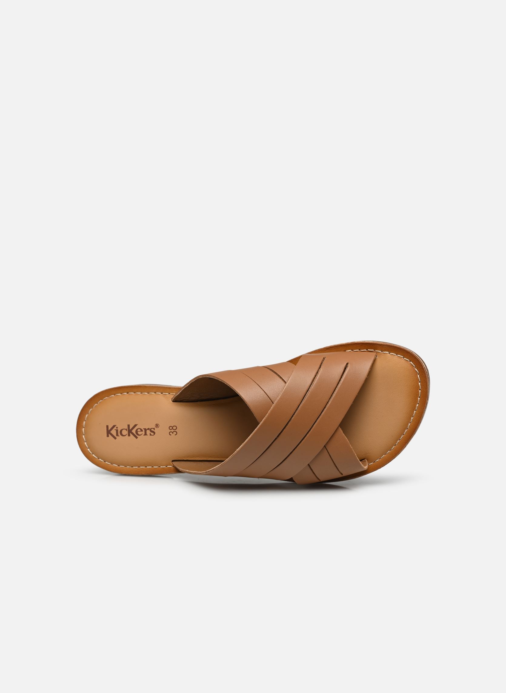 Pantoletten Kick Day damen braun Kickers Pantoletten Kick Day damen braun Camel