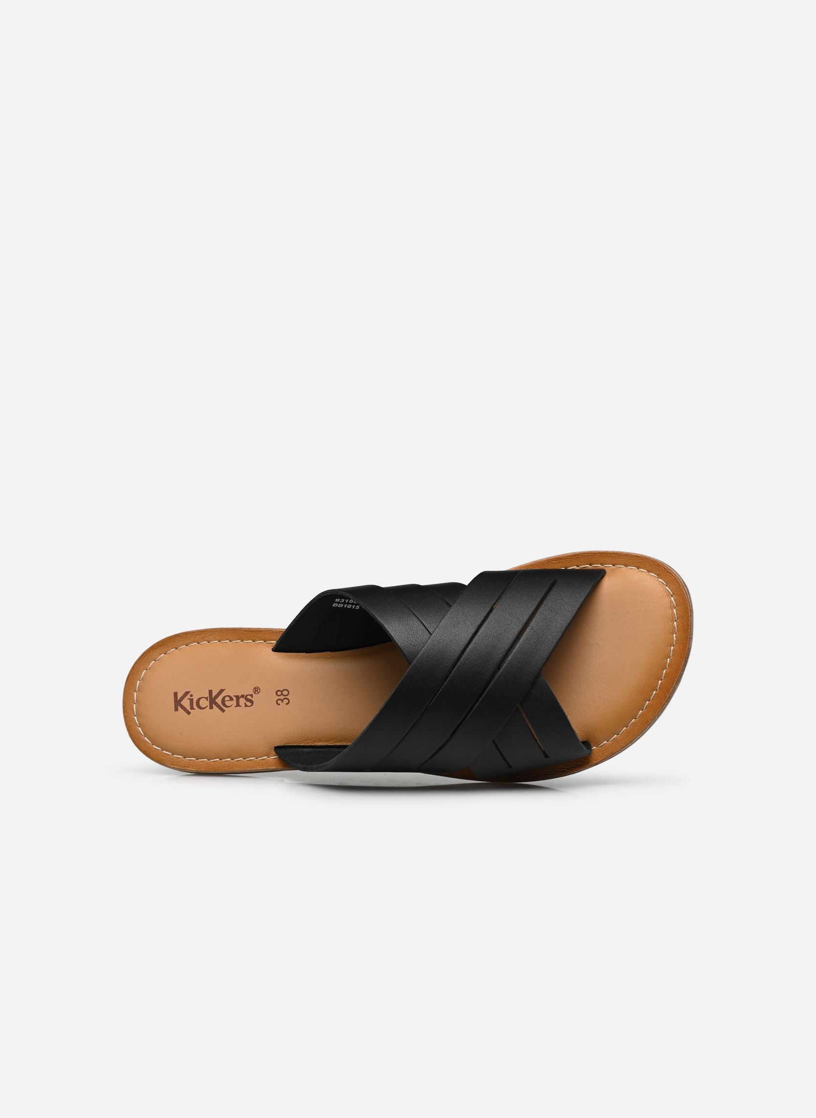 Pantoletten Kick Day damen schwarz Kickers Pantoletten Kick Day damen schwarz Noir