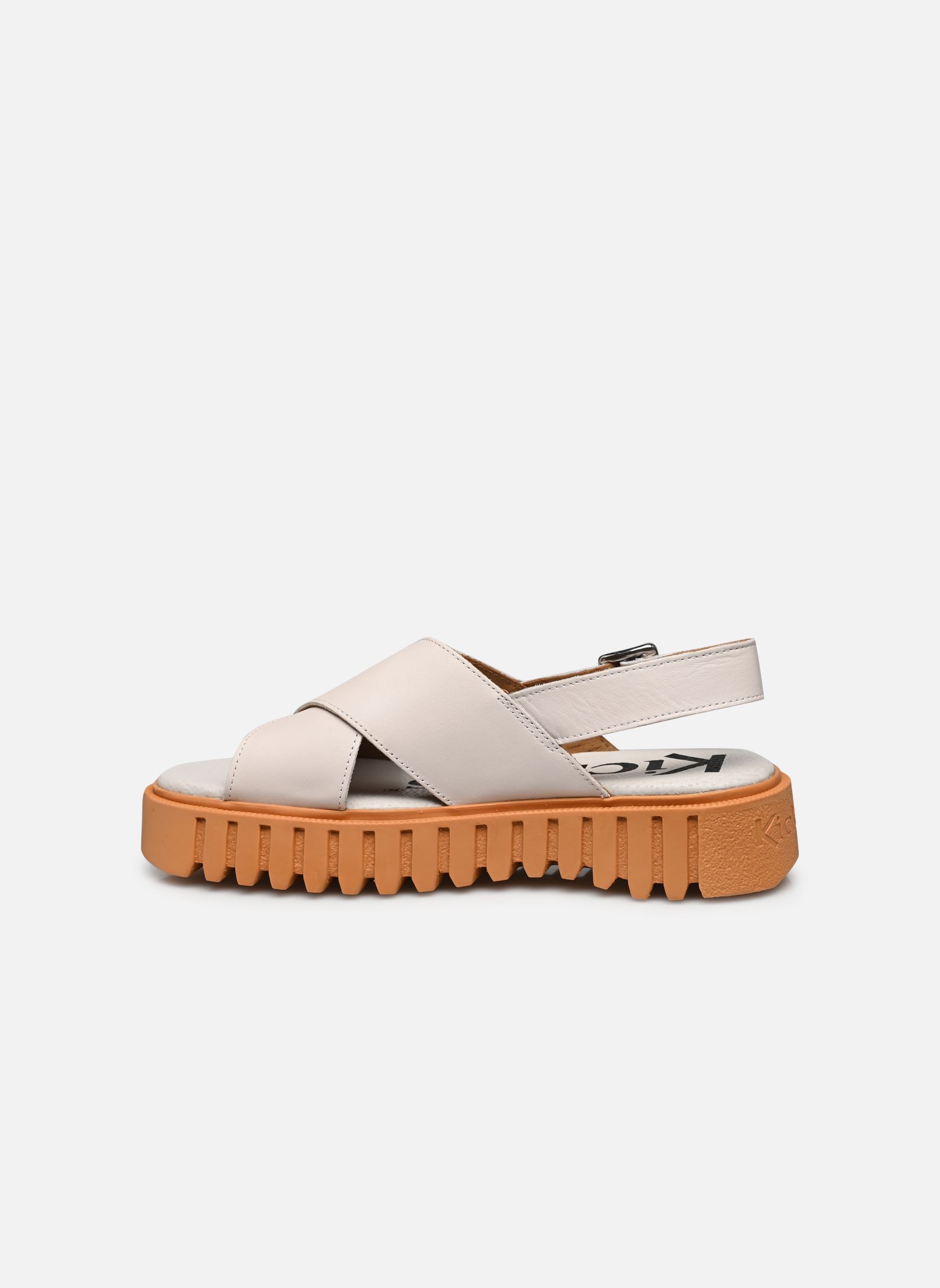 Sandali con zeppa e plateau Kick Fact donna bianco Kickers Sandali con zeppa e plateau Kick Fact donna bianco Blanc