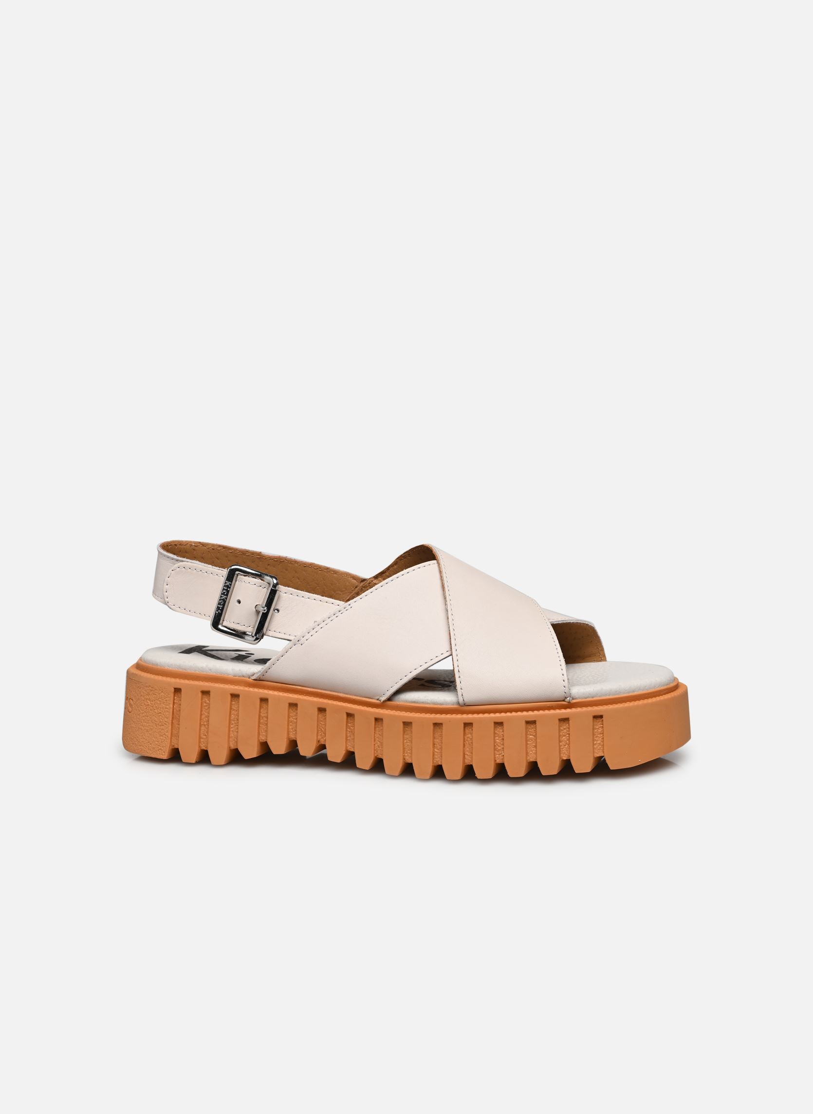 Sandali con zeppa e plateau Kick Fact donna bianco Kickers Sandali con zeppa e plateau Kick Fact donna bianco Blanc