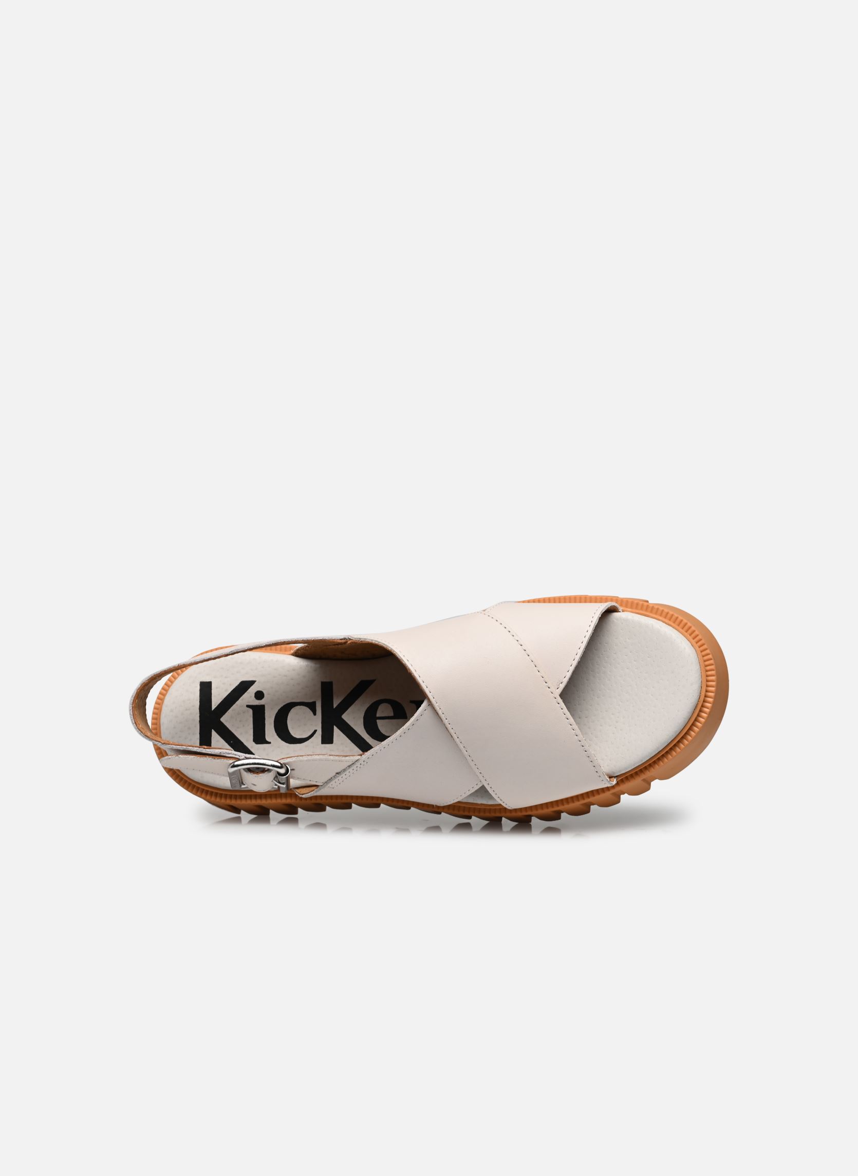 Sandali con zeppa e plateau Kick Fact donna bianco Kickers Sandali con zeppa e plateau Kick Fact donna bianco Blanc