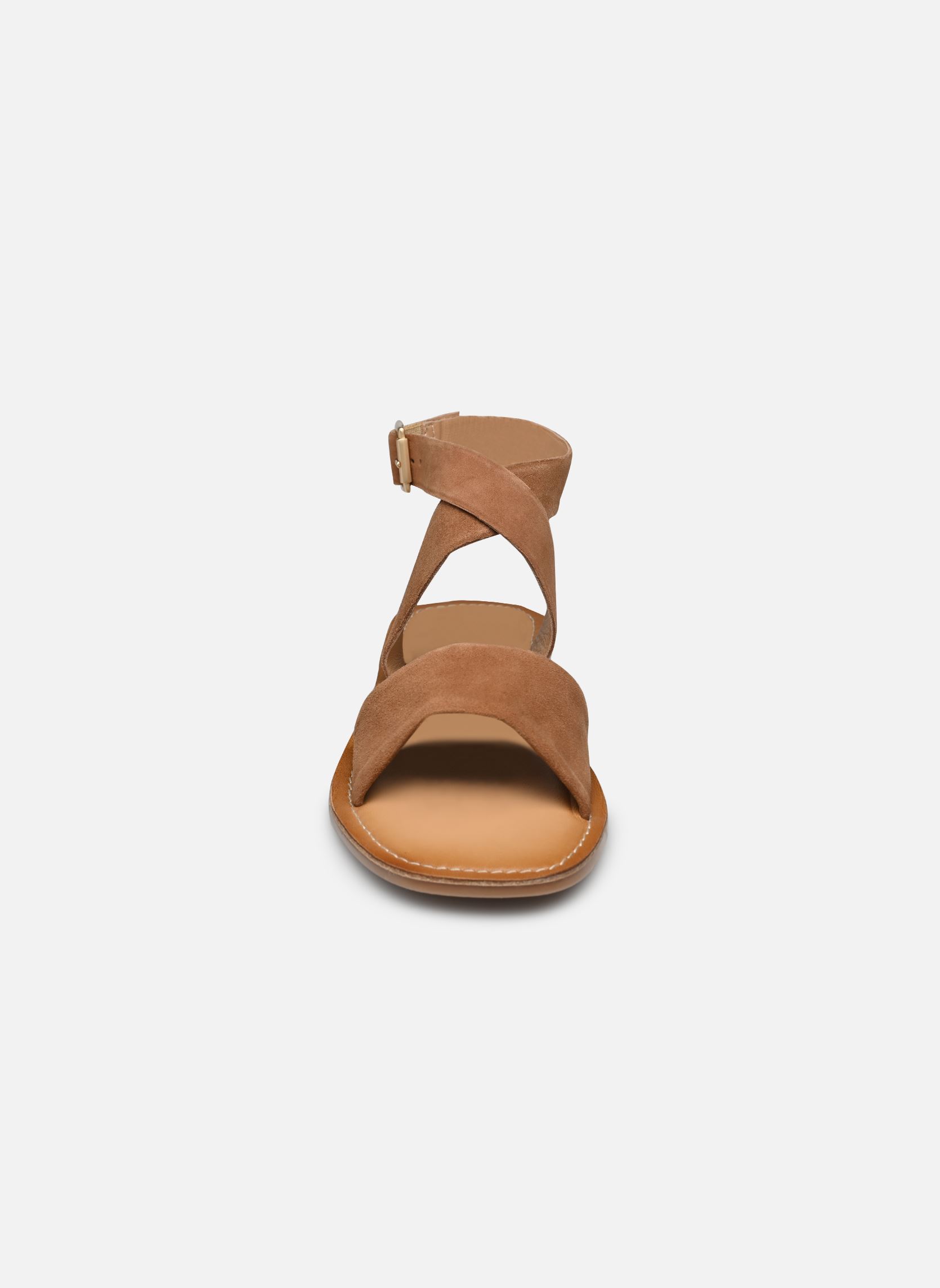 Sandales Kick Gimik femme marron Kickers Sandales Kick Gimik femme marron Camel