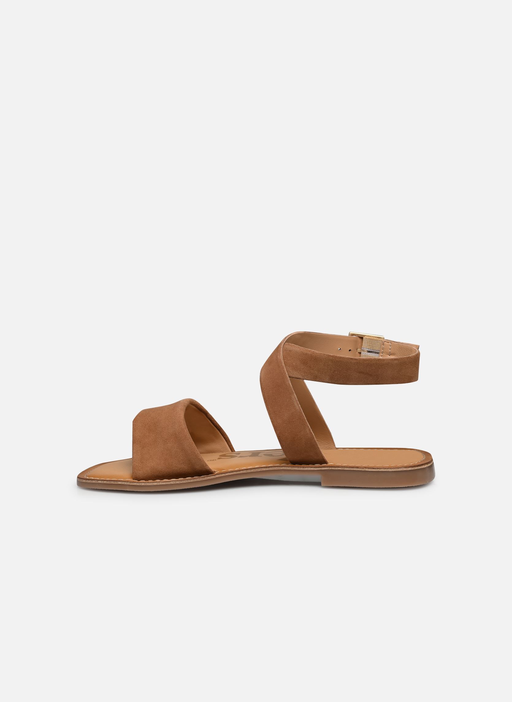 Sandales Kick Gimik femme marron Kickers Sandales Kick Gimik femme marron Camel