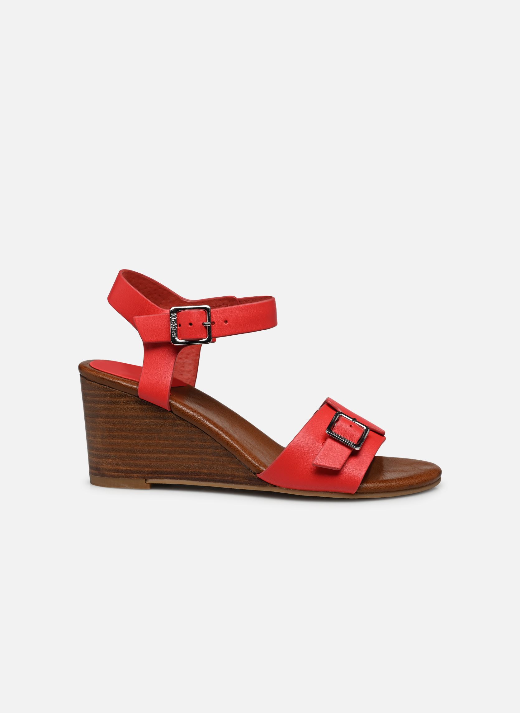 Sandales compensées et plateformes Kick Vodou femme rouge Kickers Sandales compensées et plateformes Kick Vodou femme rouge Rouge