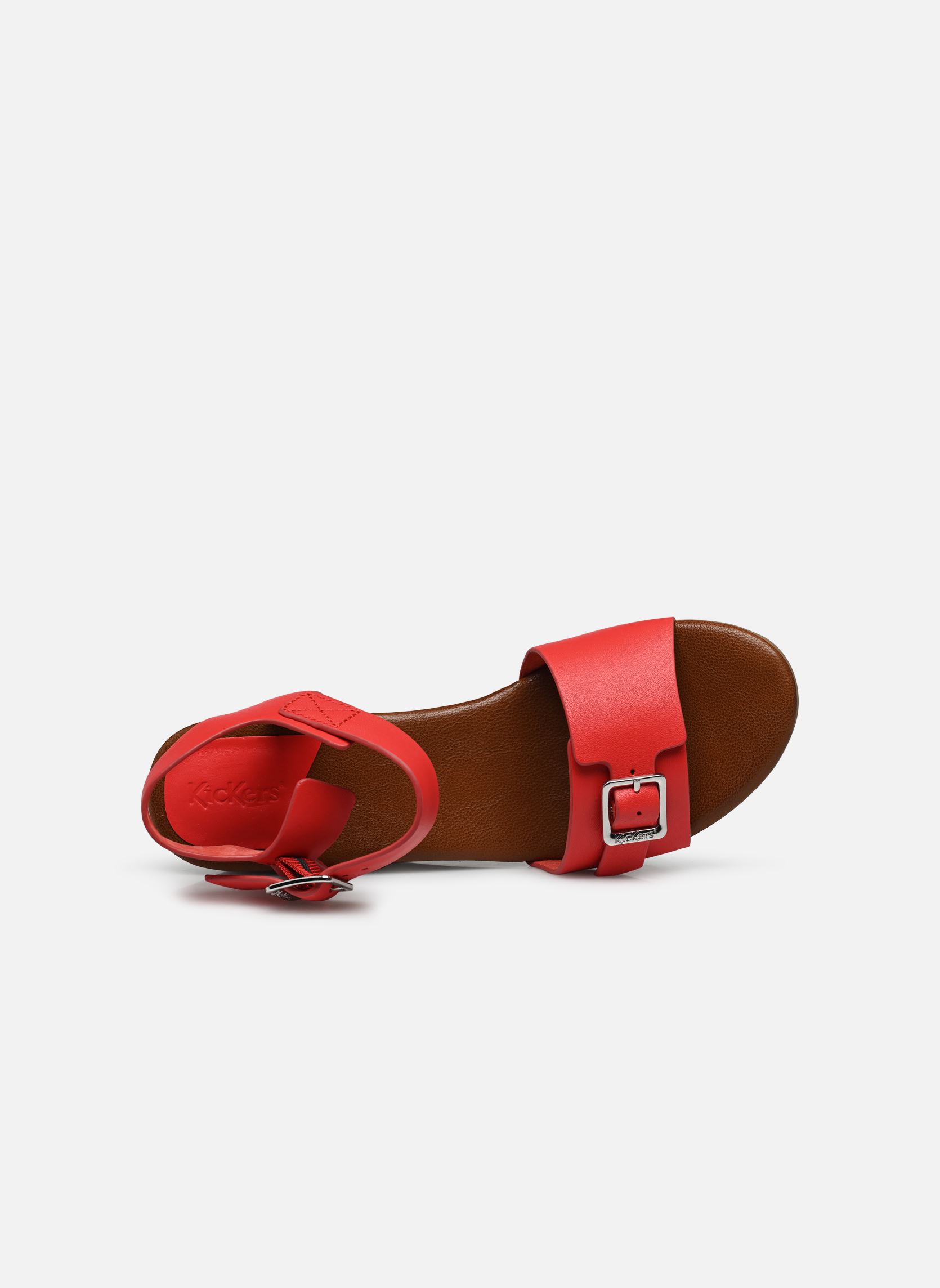 Sandales compensées et plateformes Kick Vodou femme rouge Kickers Sandales compensées et plateformes Kick Vodou femme rouge Rouge