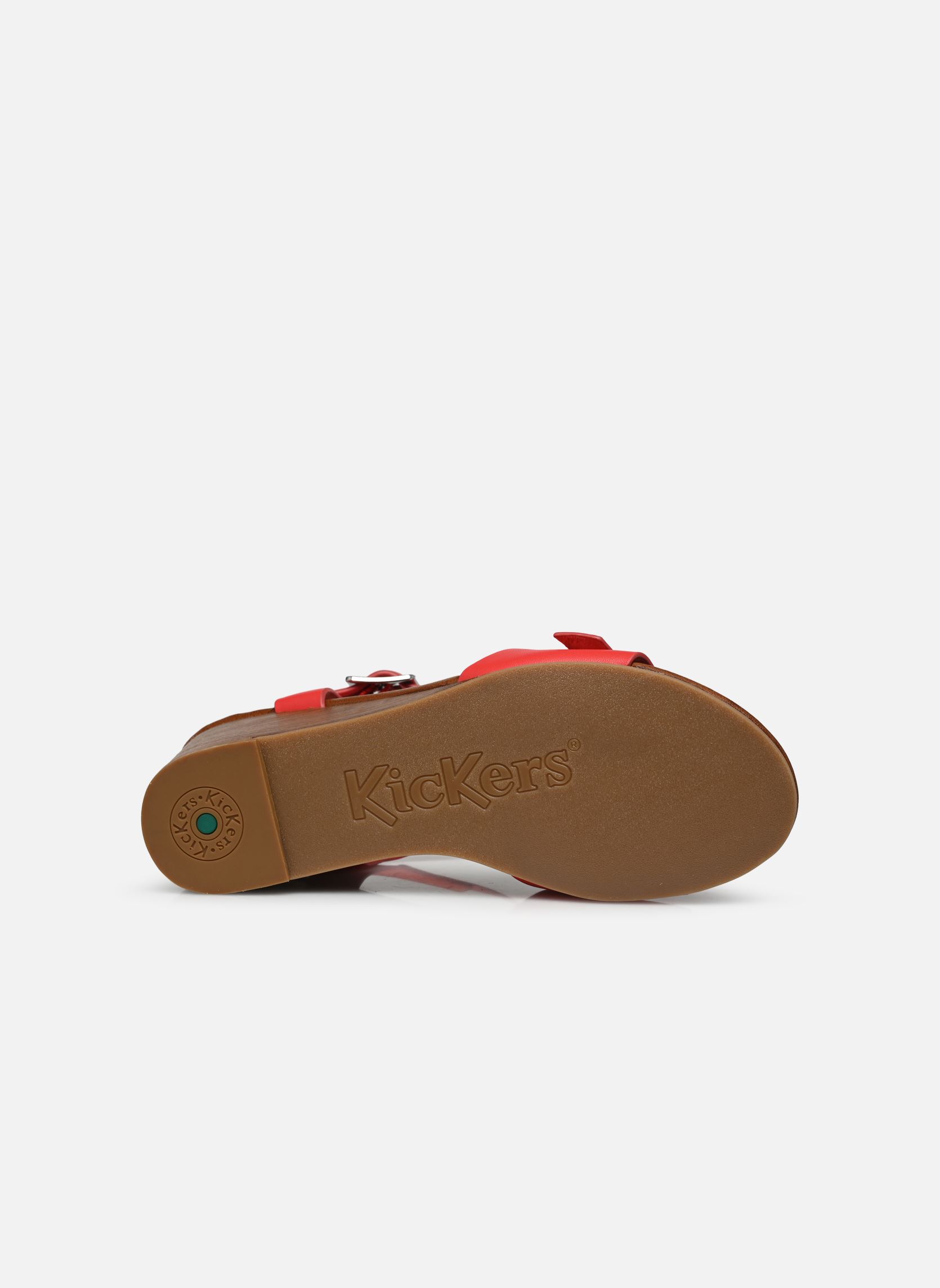 Sandales compensées et plateformes Kick Vodou femme rouge Kickers Sandales compensées et plateformes Kick Vodou femme rouge Rouge