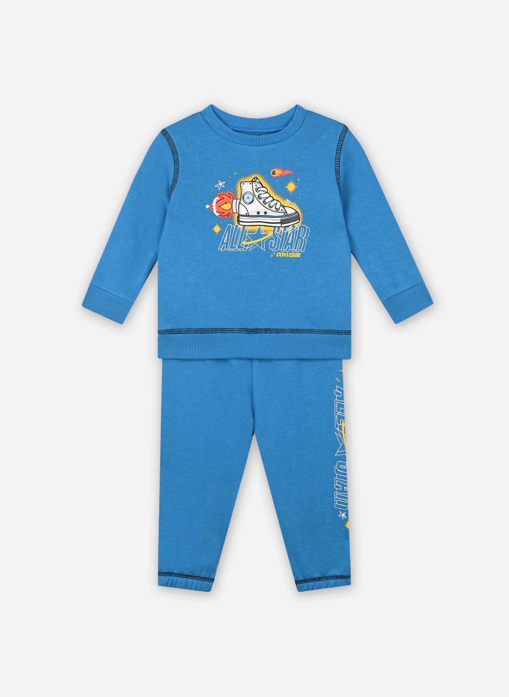 Vêtements Converse Apparel Cnvb Space Cruisers Ft Crew Se pour Accessoires