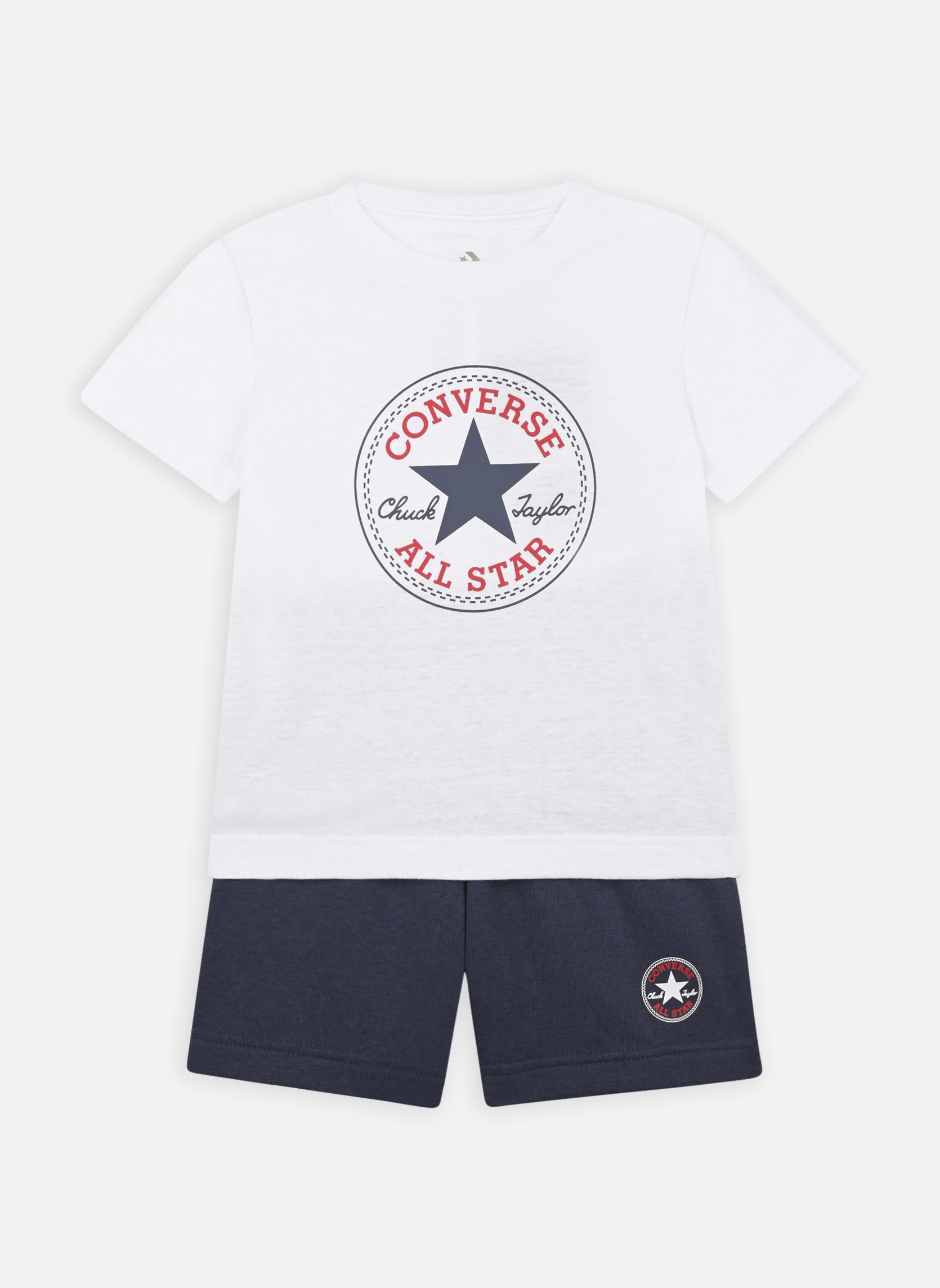 Vêtements Converse Apparel Cnvb Core Ss Tee & Ft Short Se pour Accessoires