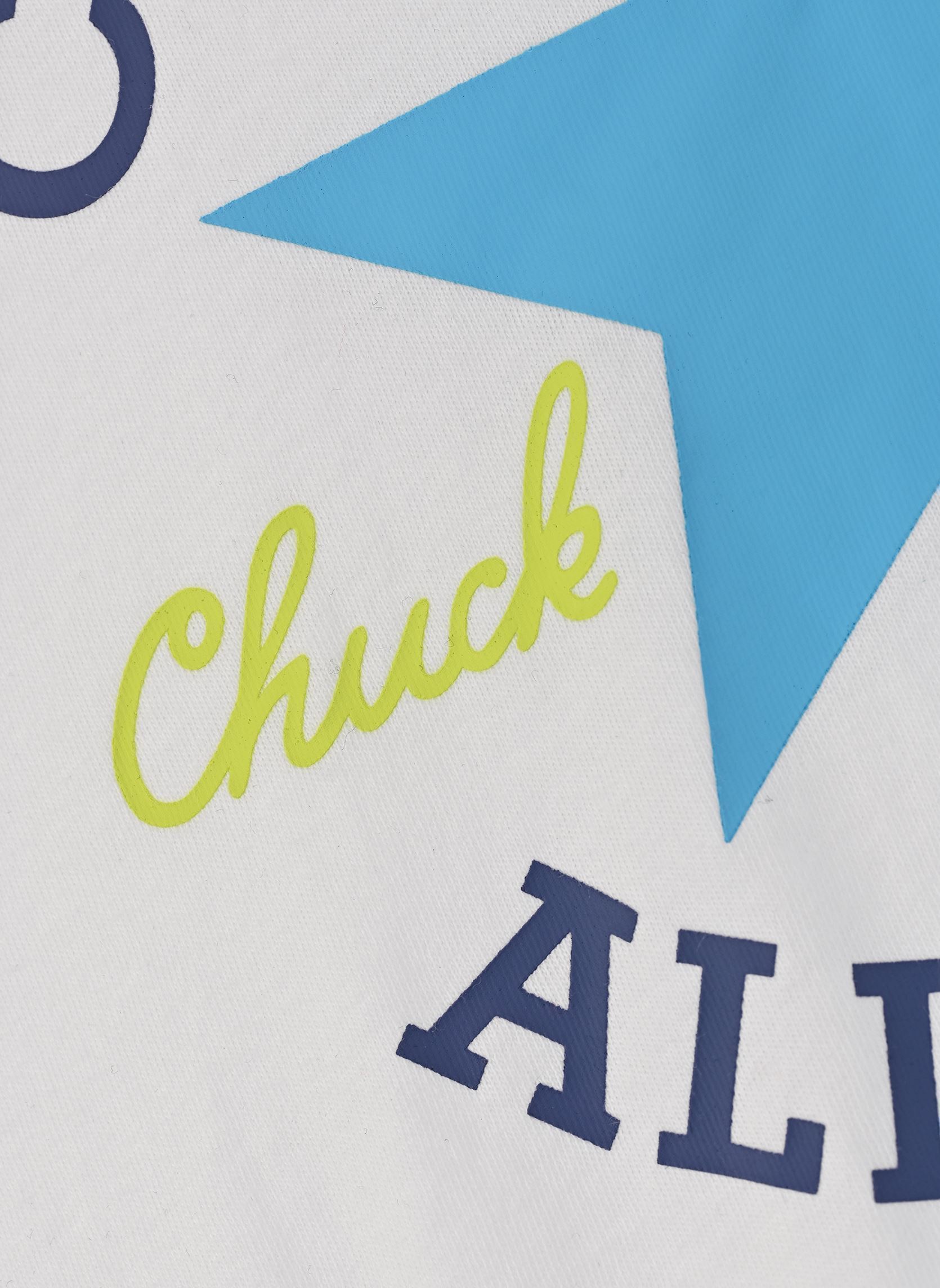 Tee-shirts Cnvb Dissected Chuck Patch Ss garçon blanc Converse Apparel Tee-shirts Cnvb Dissected Chuck Patch Ss garçon blanc WHITE/GNARLY BLUE