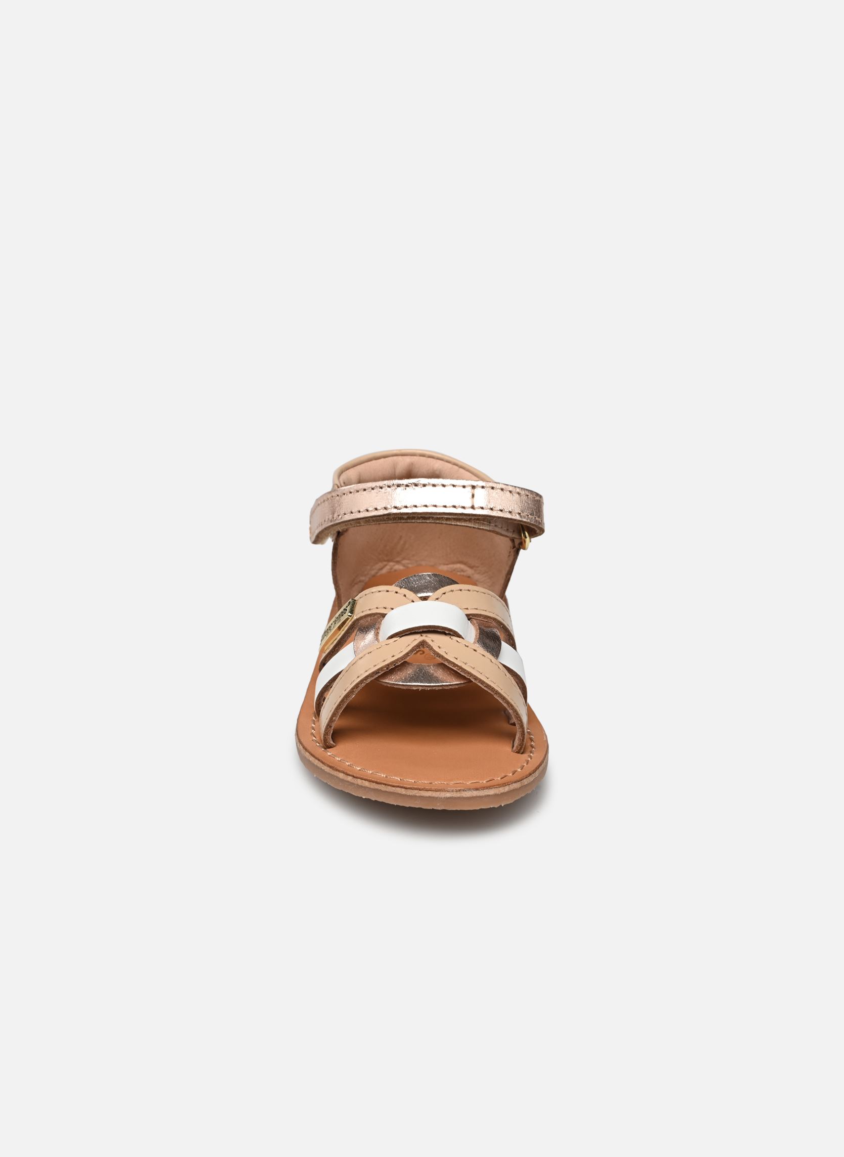 Sandalen BADARI mädchen gold und bronze Les Tropéziennes par M Belarbi Sandalen BADARI mädchen gold und bronze NUDE MULTI