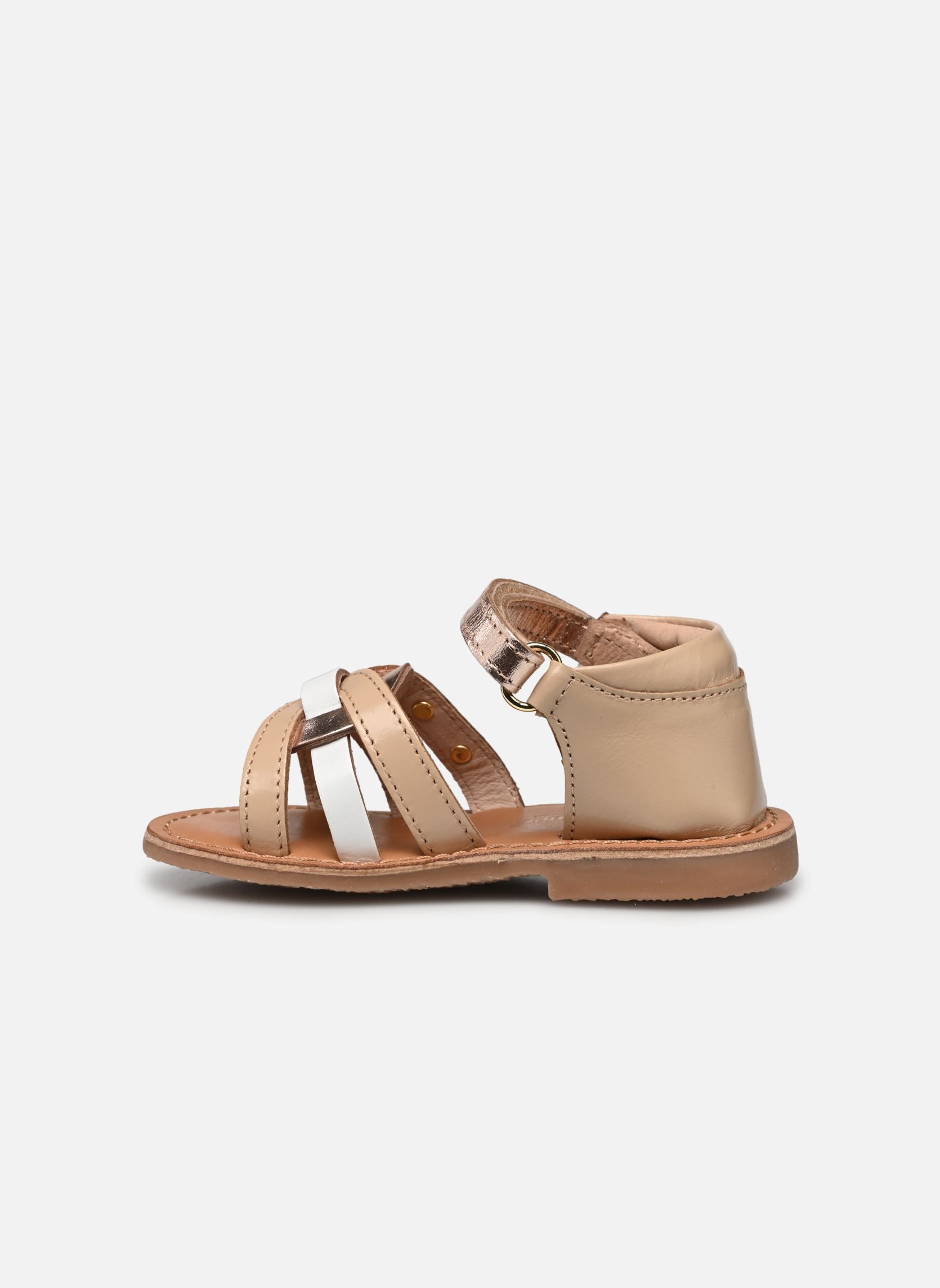 Sandalen BADARI mädchen gold und bronze Les Tropéziennes par M Belarbi Sandalen BADARI mädchen gold und bronze NUDE MULTI