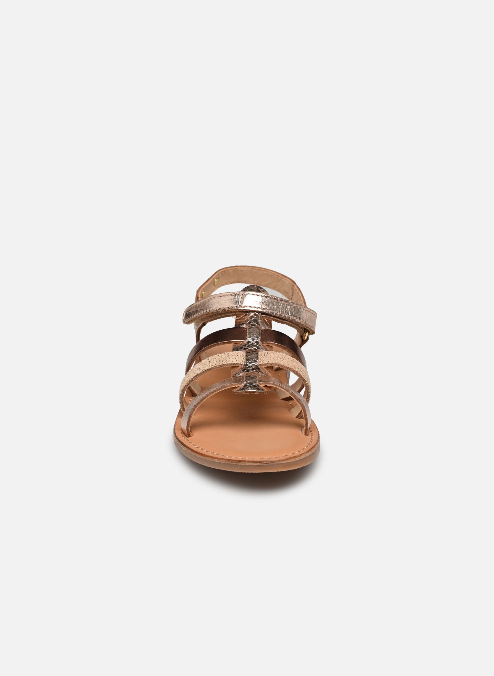 Sandalen BADOX meisjes goud en brons Les Tropéziennes par M Belarbi Sandalen BADOX meisjes goud en brons OR MULTI