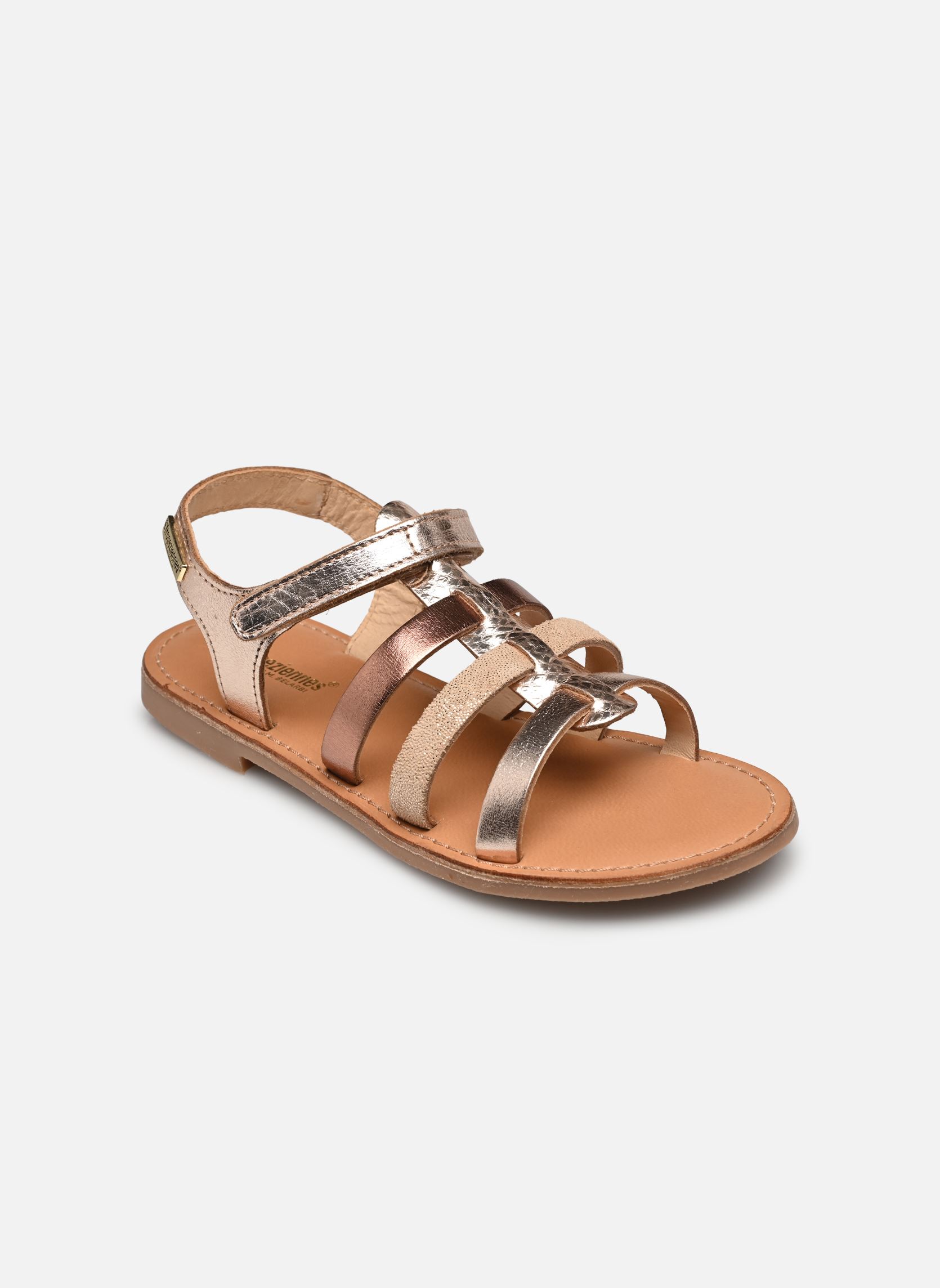 Sandalen BADOX meisjes goud en brons Les Tropéziennes par M Belarbi Sandalen BADOX meisjes goud en brons OR MULTI