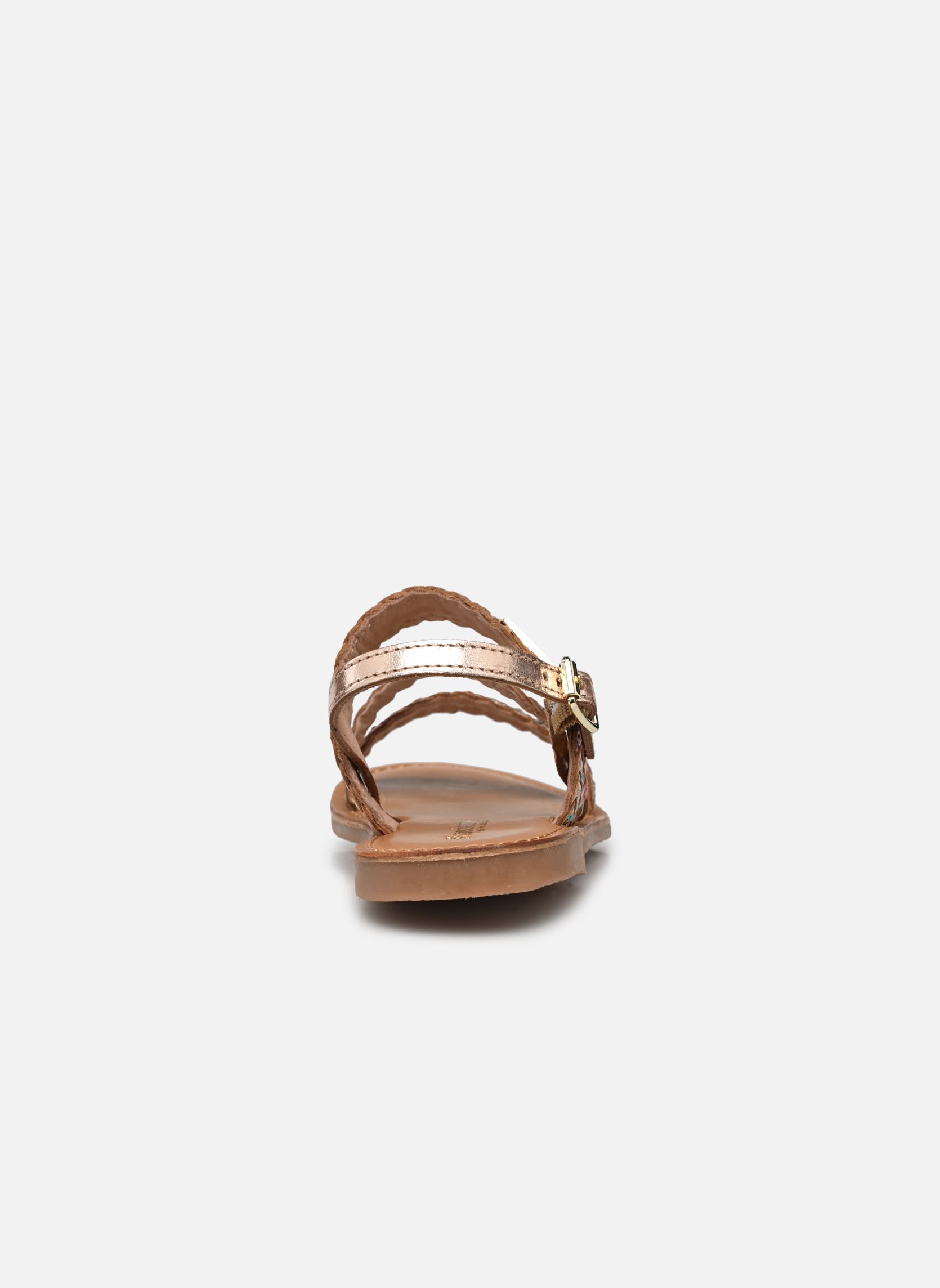 Sandales BAMAKO fille multicolore Les Tropéziennes par M Belarbi Sandales BAMAKO fille multicolore Or Multi