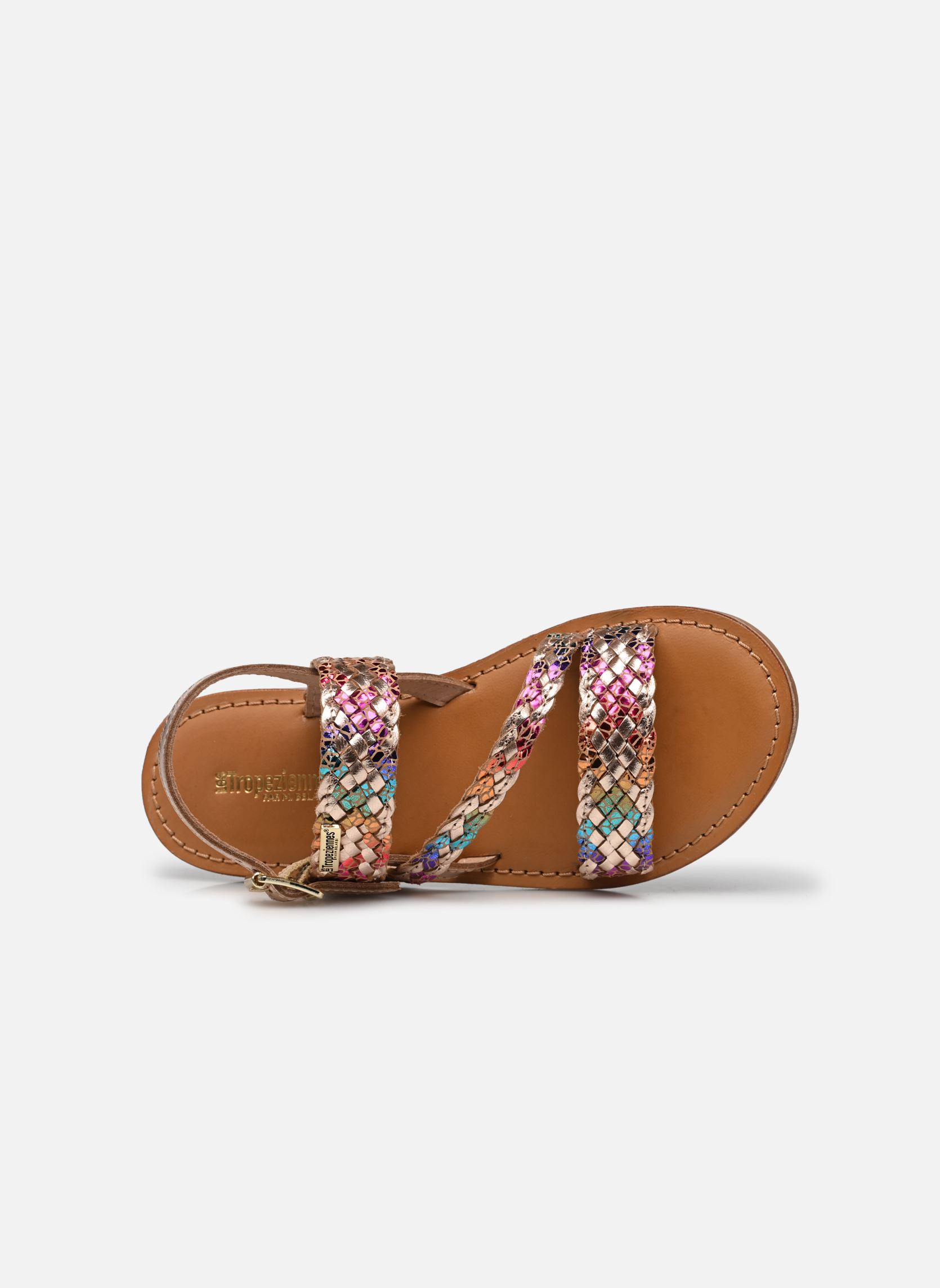 Sandales BAMAKO fille multicolore Les Tropéziennes par M Belarbi Sandales BAMAKO fille multicolore Or Multi