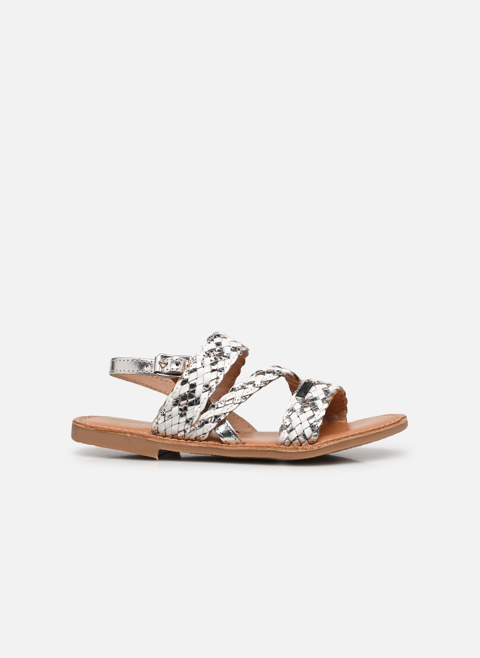 Sandalen BAMAKO mädchen weiß Les Tropéziennes par M Belarbi Sandalen BAMAKO mädchen weiß BLANC ARGENT