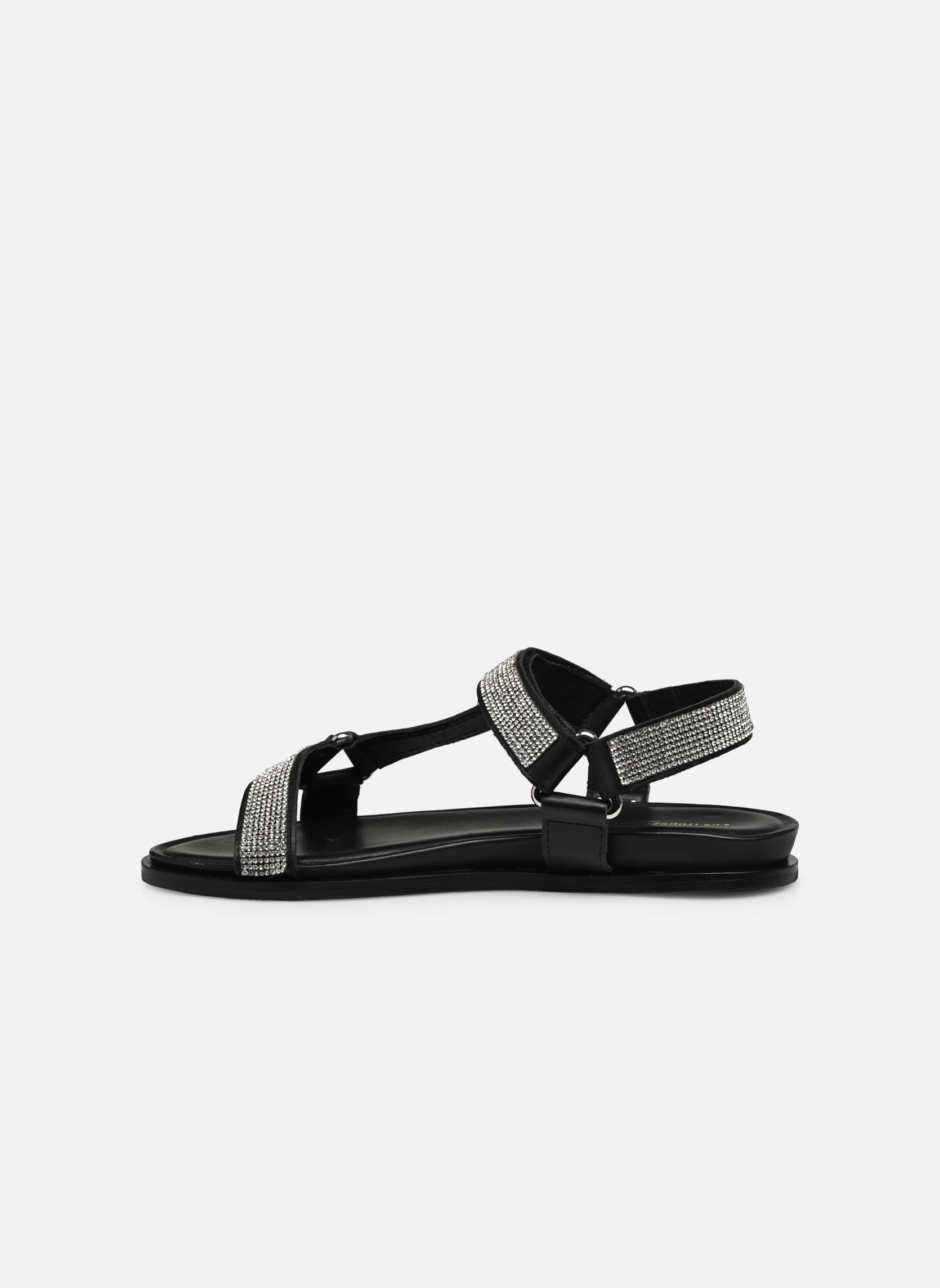 Sandales CASPY femme noir Les Tropéziennes par M Belarbi Sandales CASPY femme noir NOIR/ARGENT