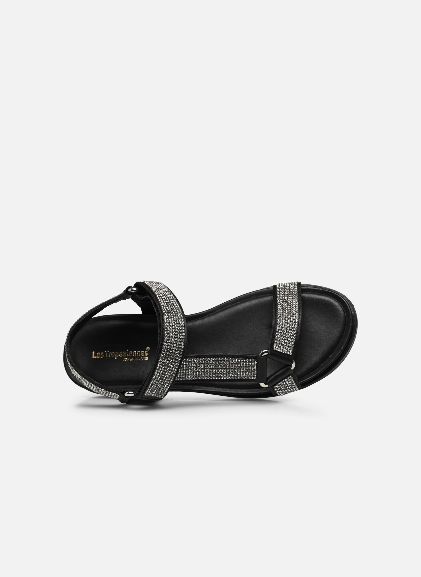 Sandales CASPY femme noir Les Tropéziennes par M Belarbi Sandales CASPY femme noir NOIR/ARGENT