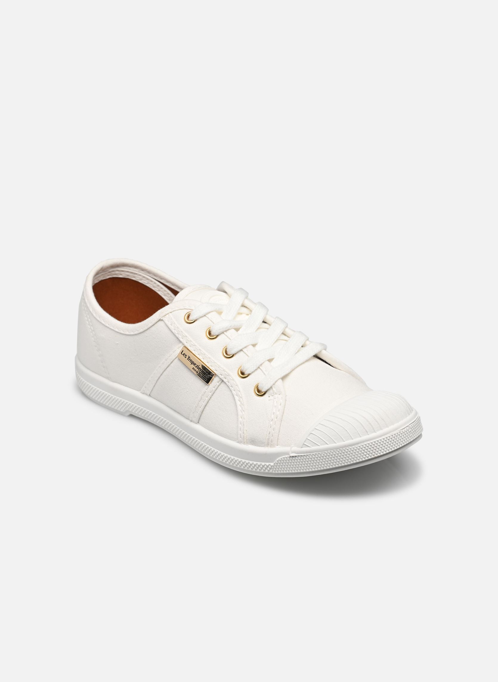 Baskets toile CLORUNI femme blanc Les Tropéziennes par M Belarbi Baskets toile CLORUNI femme blanc BLANC