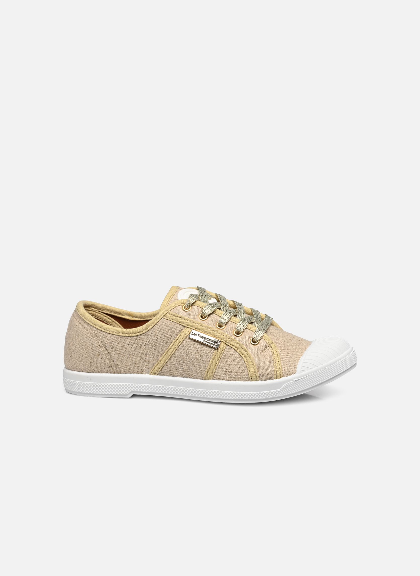 Zapatillas de lona CLORUNI mujer beige Les Tropéziennes par M Belarbi Zapatillas de lona CLORUNI mujer beige BEIGE OR