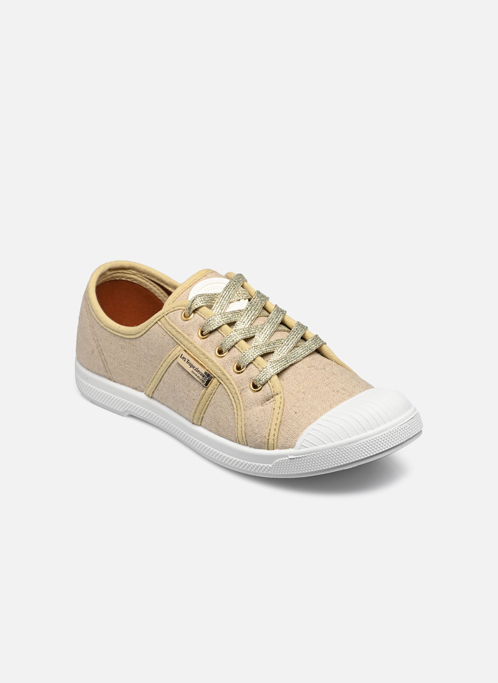Zapatillas de lona CLORUNI mujer beige Les Tropéziennes par M Belarbi Zapatillas de lona CLORUNI mujer beige BEIGE OR