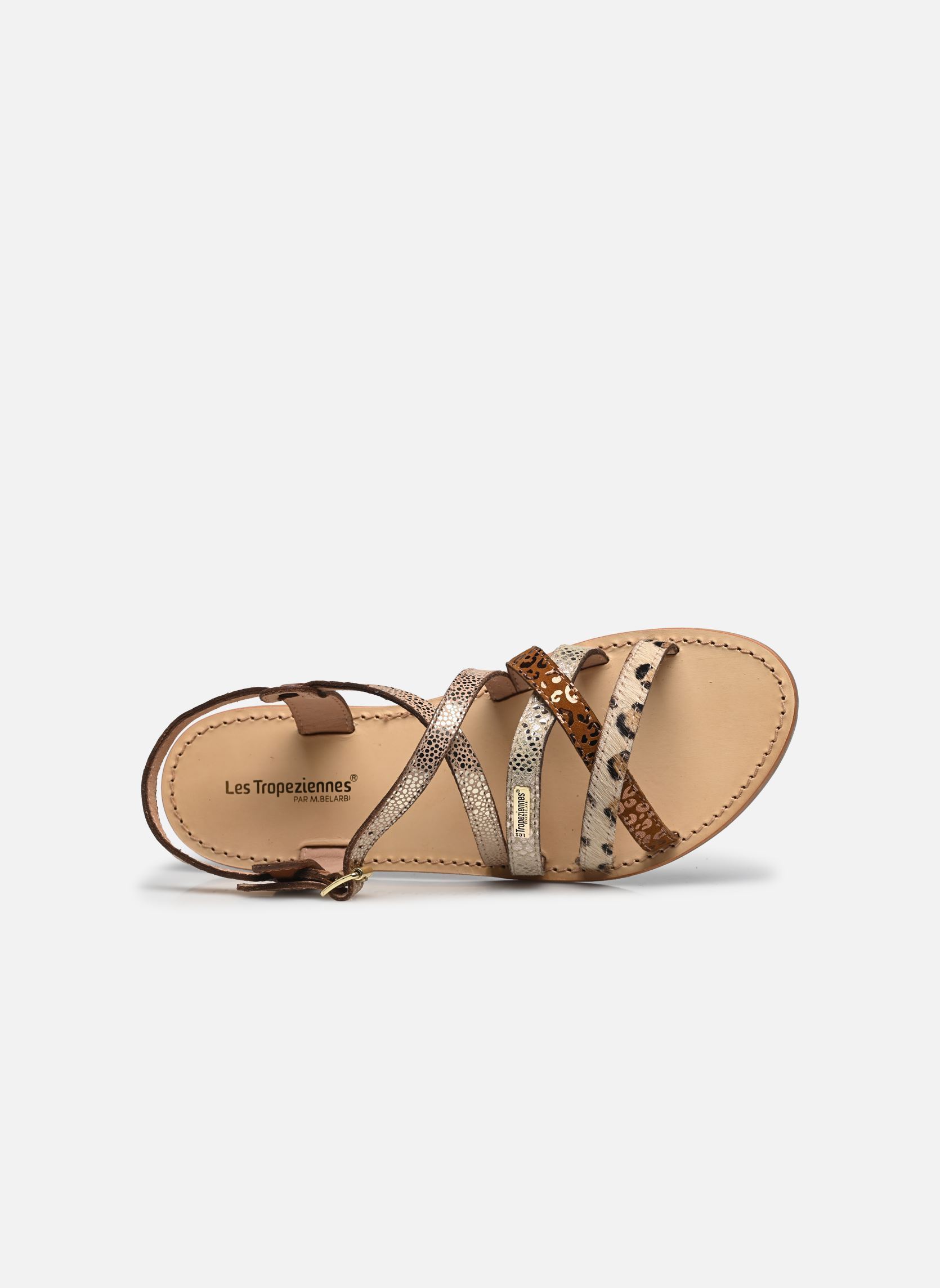 Sandales HAPAXGUM femme beige Les Tropéziennes par M Belarbi Sandales HAPAXGUM femme beige LEOPARD MULTI
