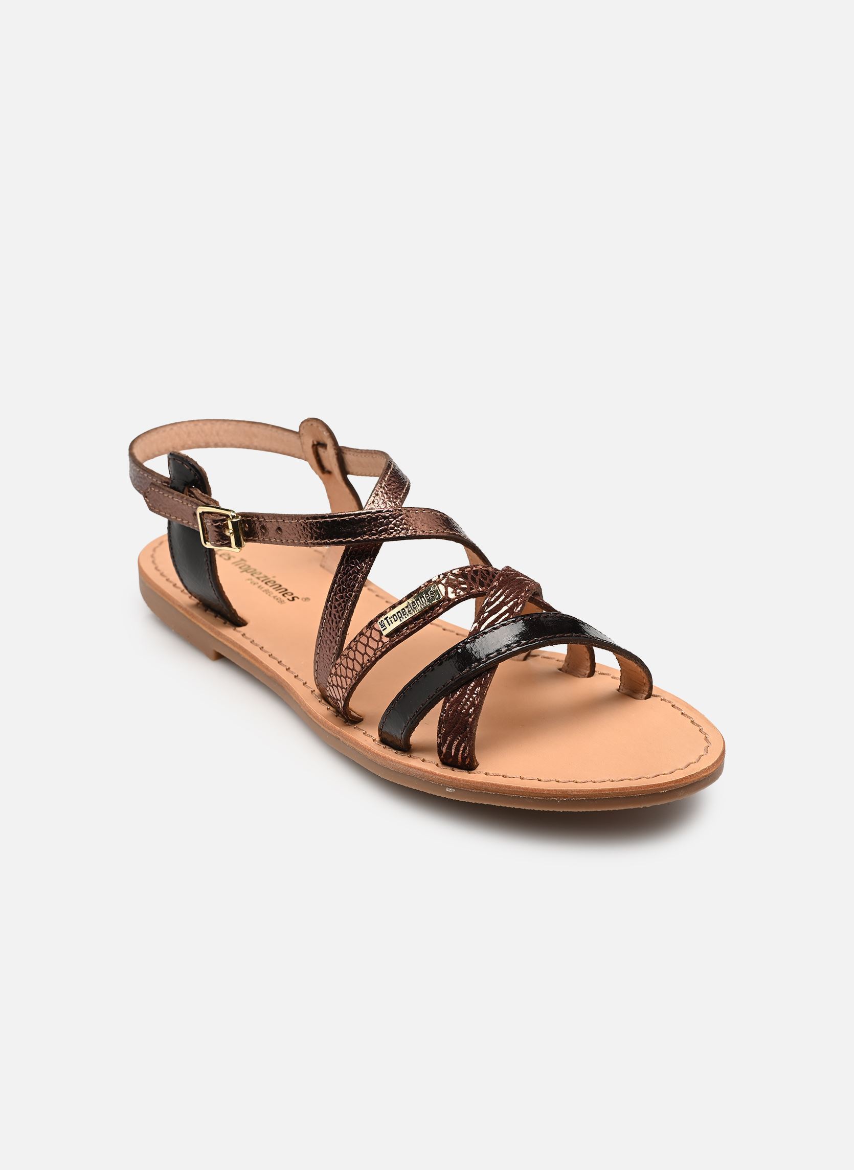 Sandalen HAPAXGUM dames bruin Les Tropéziennes par M Belarbi Sandalen HAPAXGUM dames bruin CHOCOLAT-MULTI