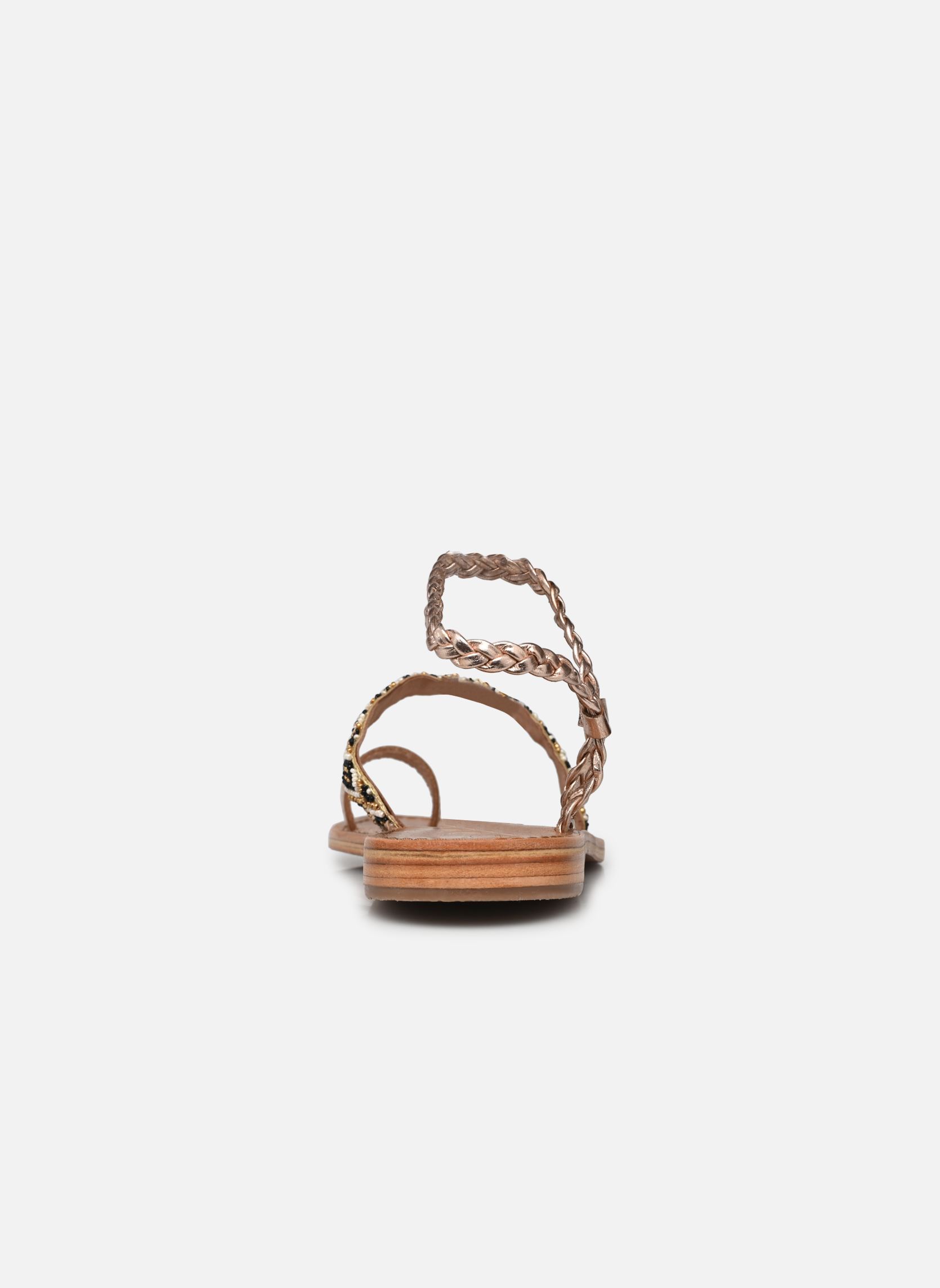 Sandales HELLY femme or et bronze Les Tropéziennes par M Belarbi Sandales HELLY femme or et bronze OR MULTI
