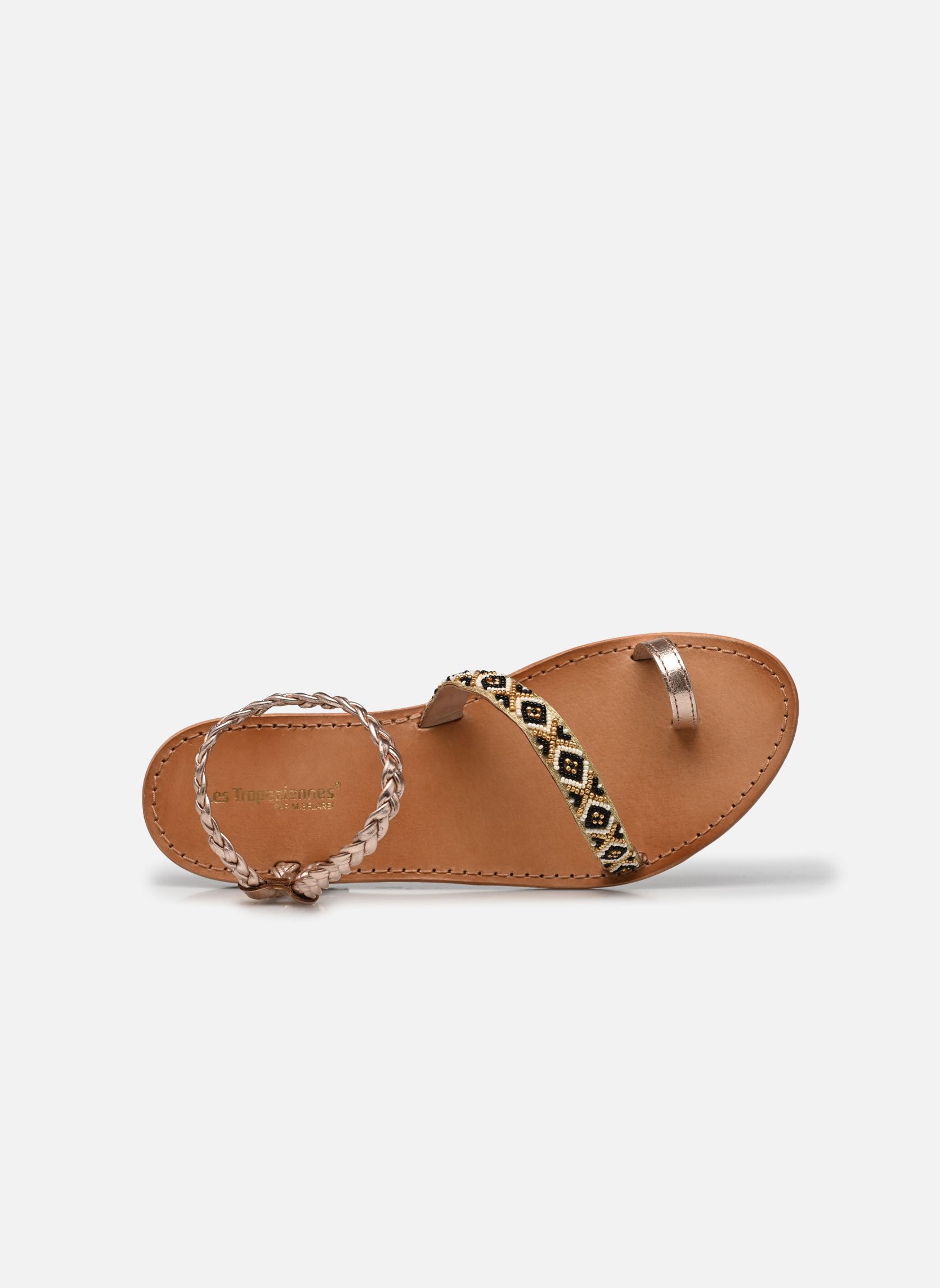 Sandales HELLY femme or et bronze Les Tropéziennes par M Belarbi Sandales HELLY femme or et bronze OR MULTI
