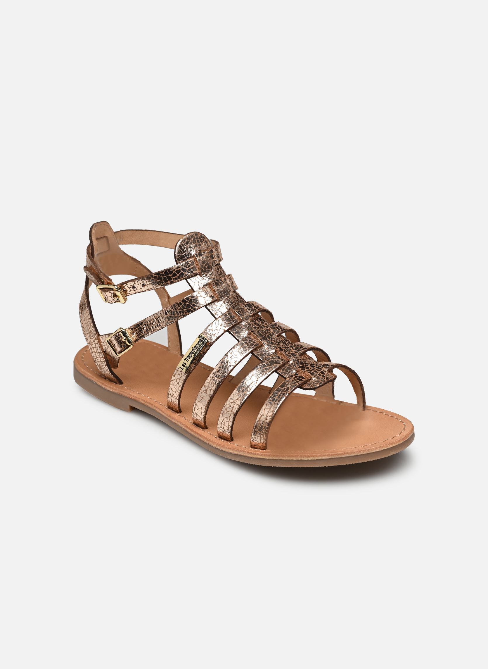 Sandalen HIKAELA damen gold und bronze Les Tropéziennes par M Belarbi Sandalen HIKAELA damen gold und bronze OR CRAQUELE