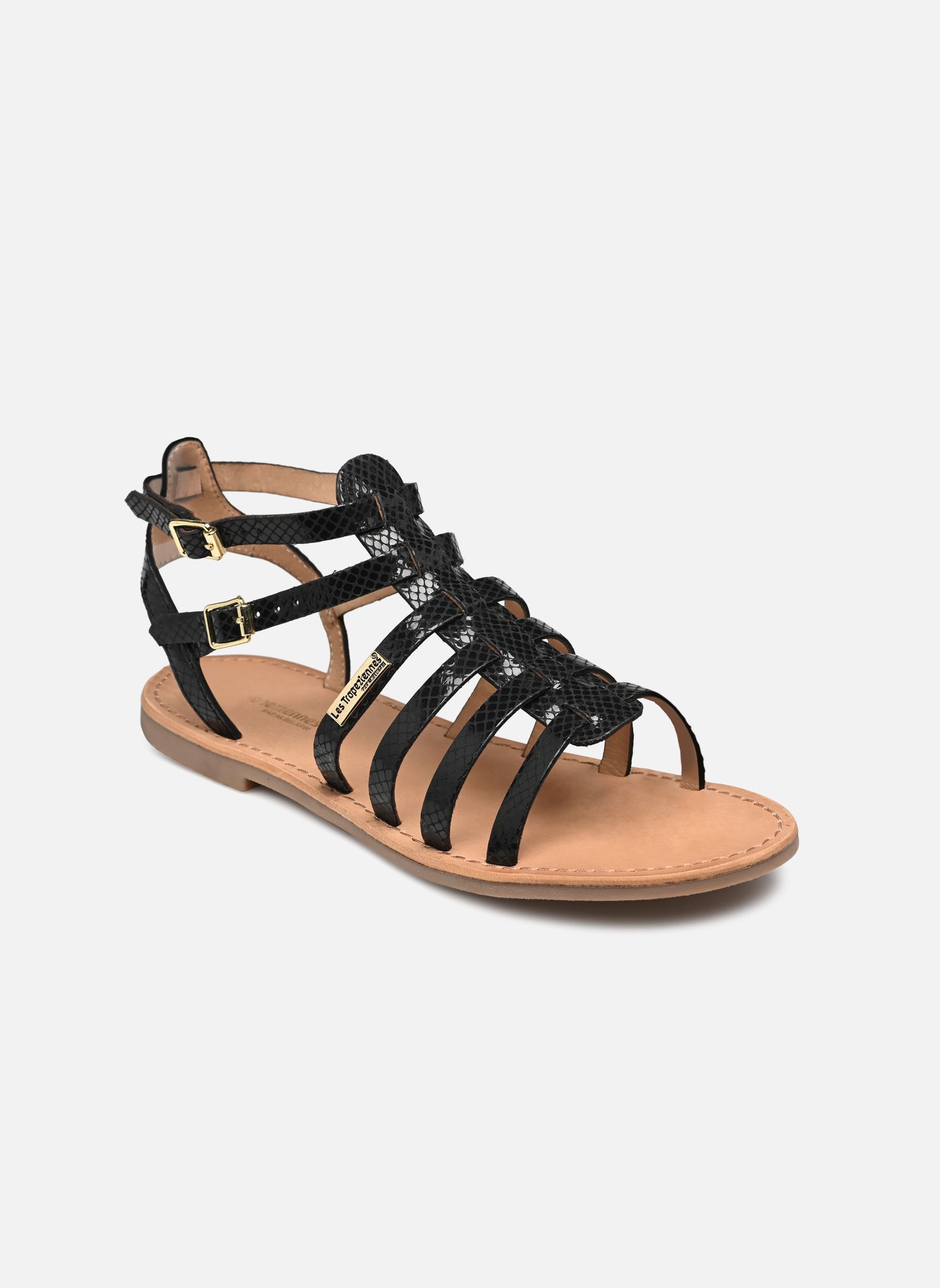 Sandalen HIKAELA damen schwarz Les Tropéziennes par M Belarbi Sandalen HIKAELA damen schwarz NOIR SERPENT