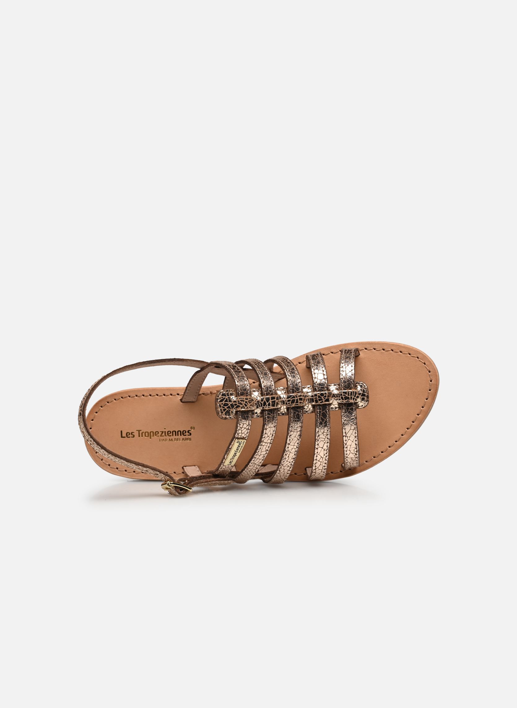 Sandalen HIKANO damen gold und bronze Les Tropéziennes par M Belarbi Sandalen HIKANO damen gold und bronze OR CRAQUELE