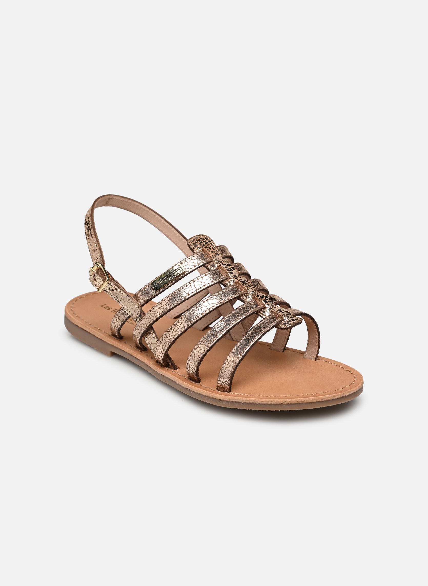 Sandalen HIKANO damen gold und bronze Les Tropéziennes par M Belarbi Sandalen HIKANO damen gold und bronze OR CRAQUELE