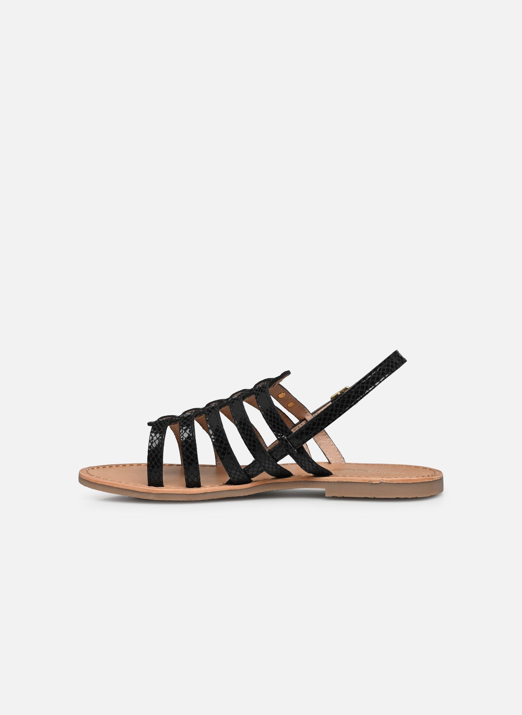 Sandalen HIKANO damen schwarz Les Tropéziennes par M Belarbi Sandalen HIKANO damen schwarz NOIR SERPENT