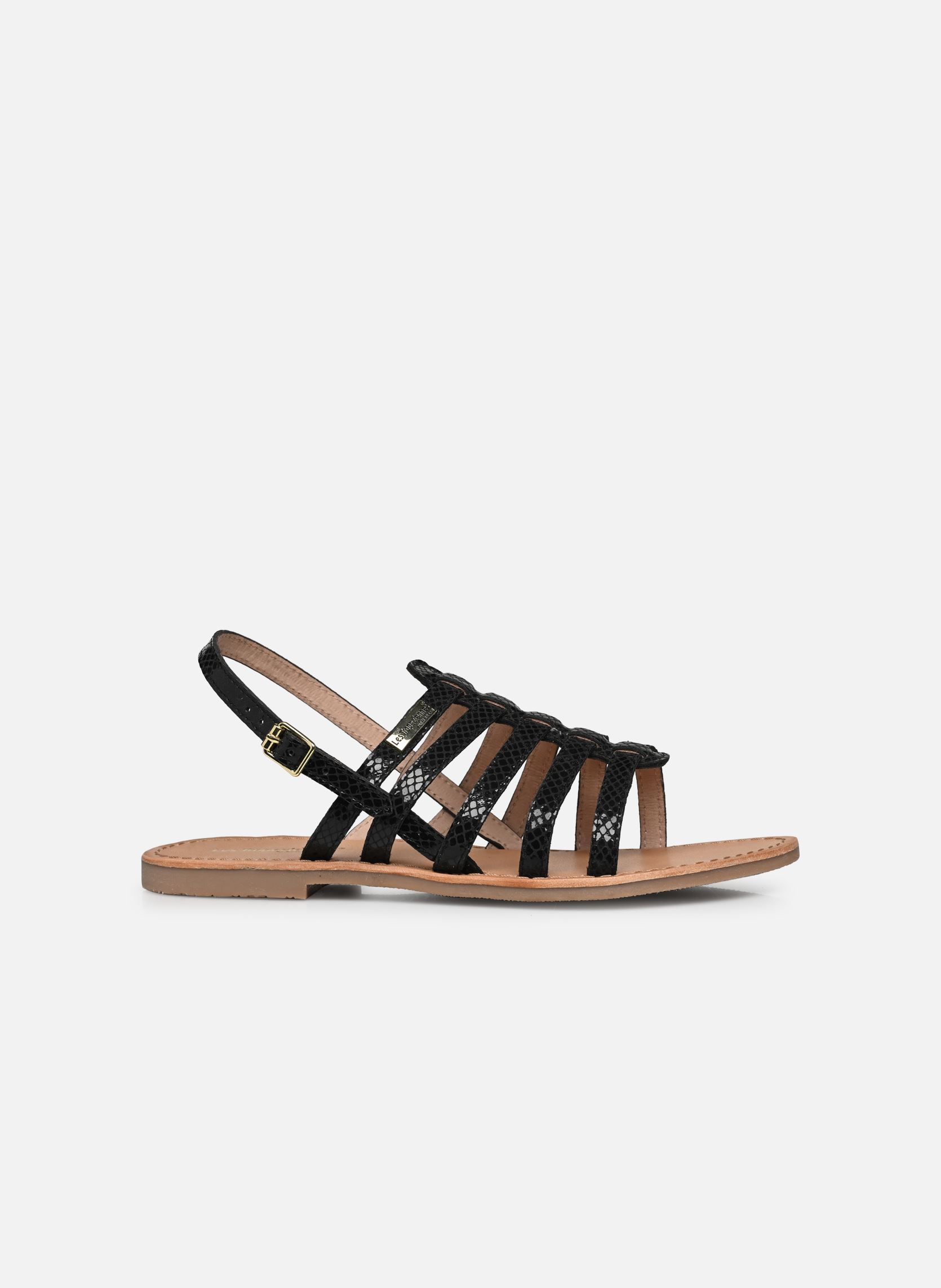Sandalen HIKANO damen schwarz Les Tropéziennes par M Belarbi Sandalen HIKANO damen schwarz NOIR SERPENT