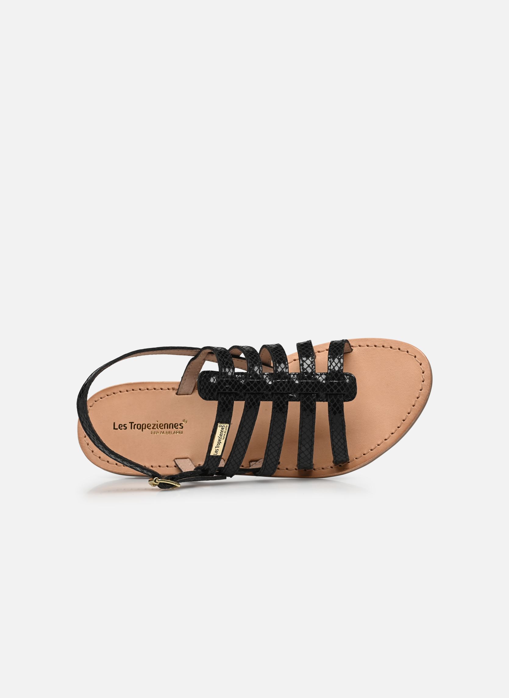 Sandalen HIKANO damen schwarz Les Tropéziennes par M Belarbi Sandalen HIKANO damen schwarz NOIR SERPENT